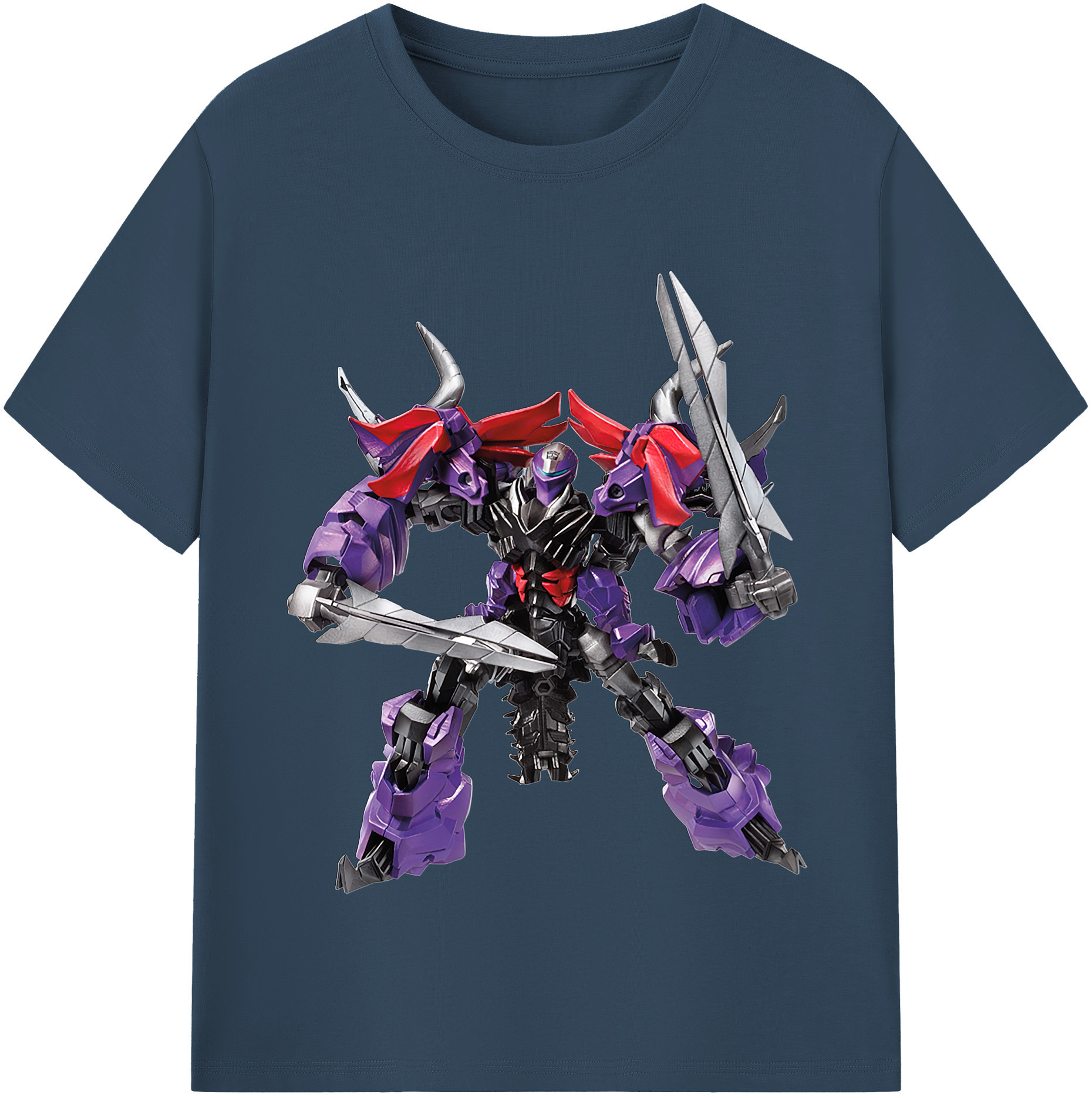 （画像用）  レディースカジュアルプリントTシャツ（綿100％）