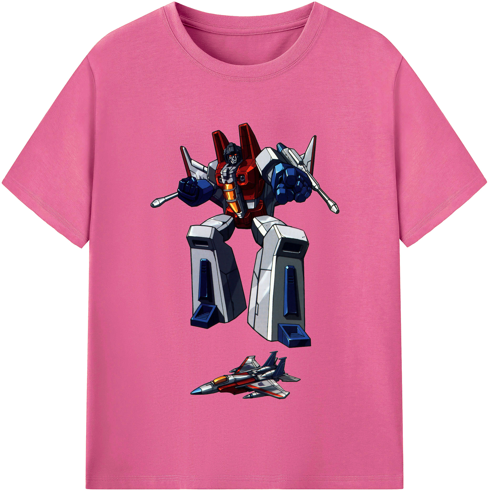 （画像用）  レディースカジュアルプリントTシャツ（綿100％）