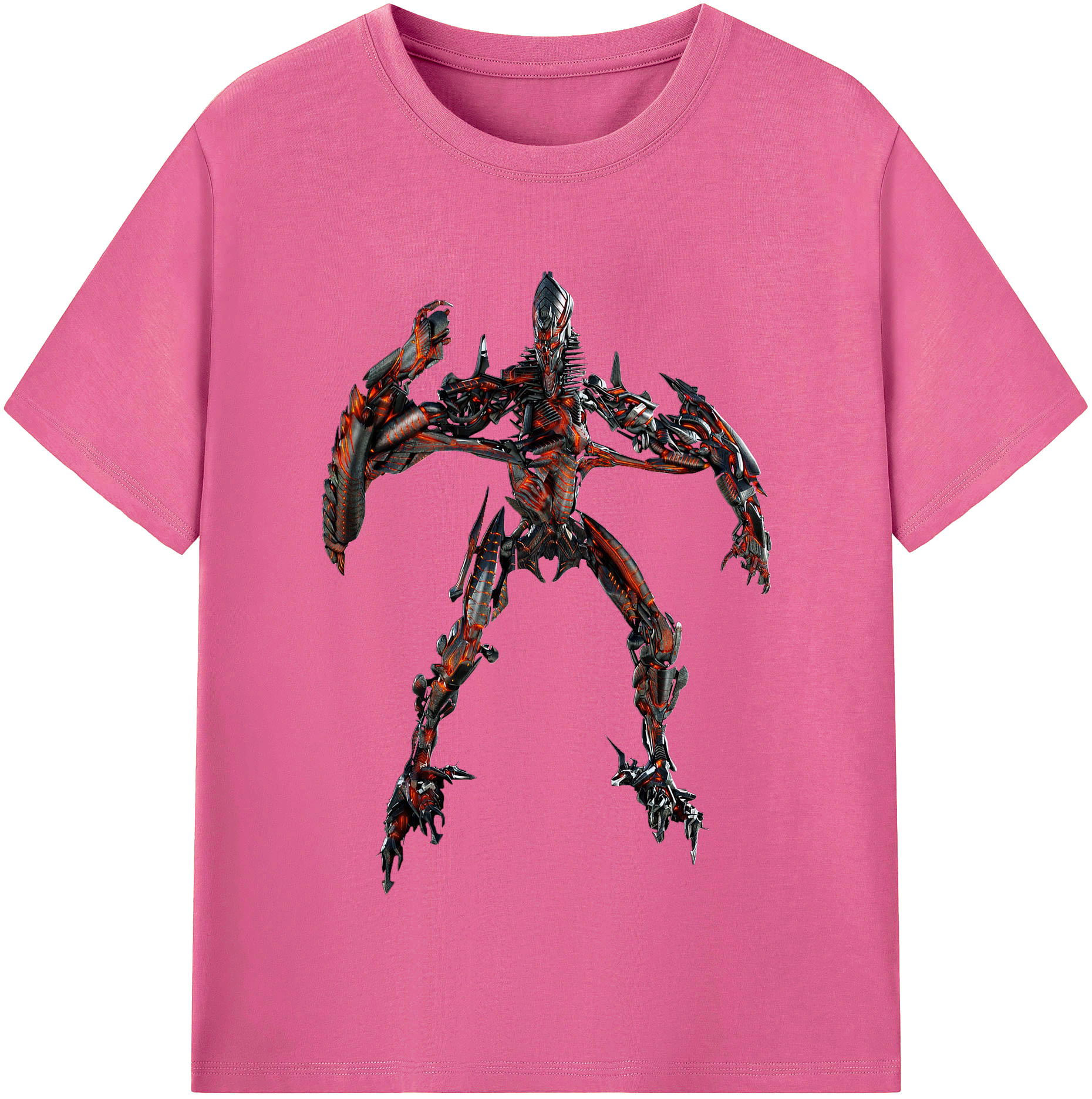 （画像用）  レディースカジュアルプリントTシャツ（綿100％）