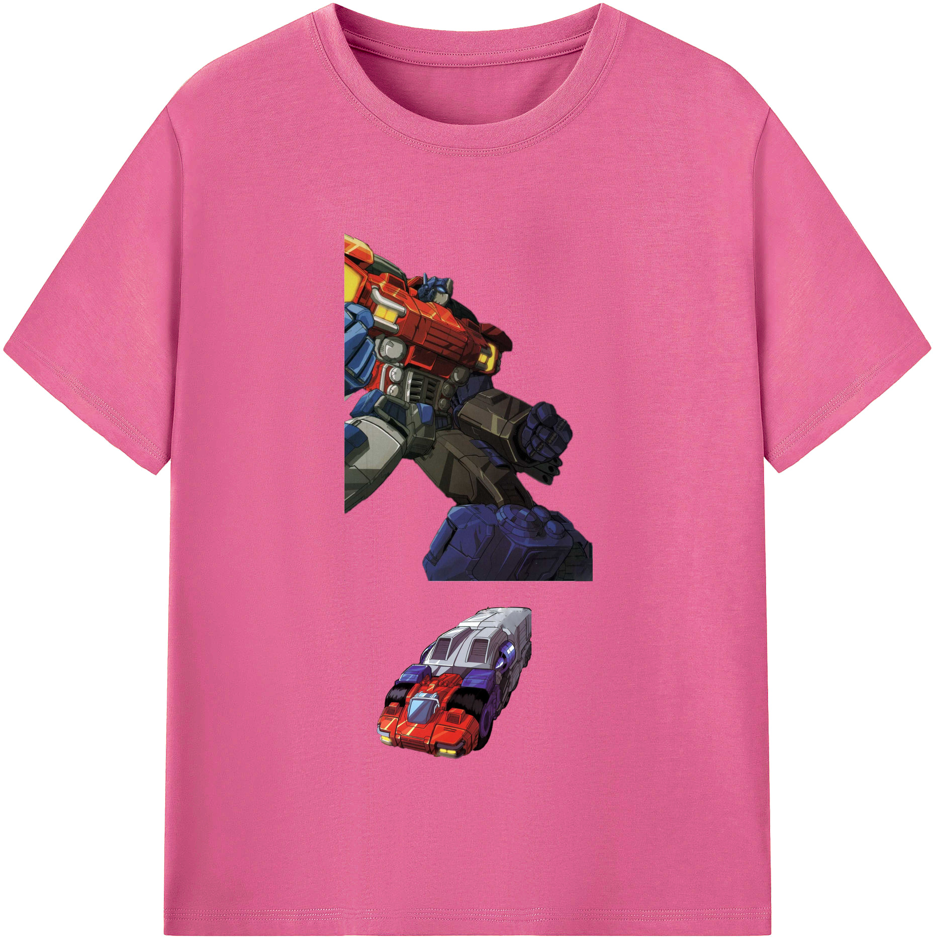 （画像用）  レディースカジュアルプリントTシャツ（綿100％）