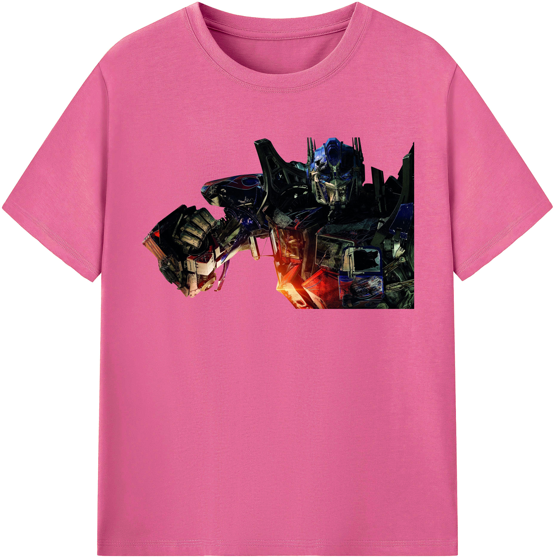 （画像用）  レディースカジュアルプリントTシャツ（綿100％）