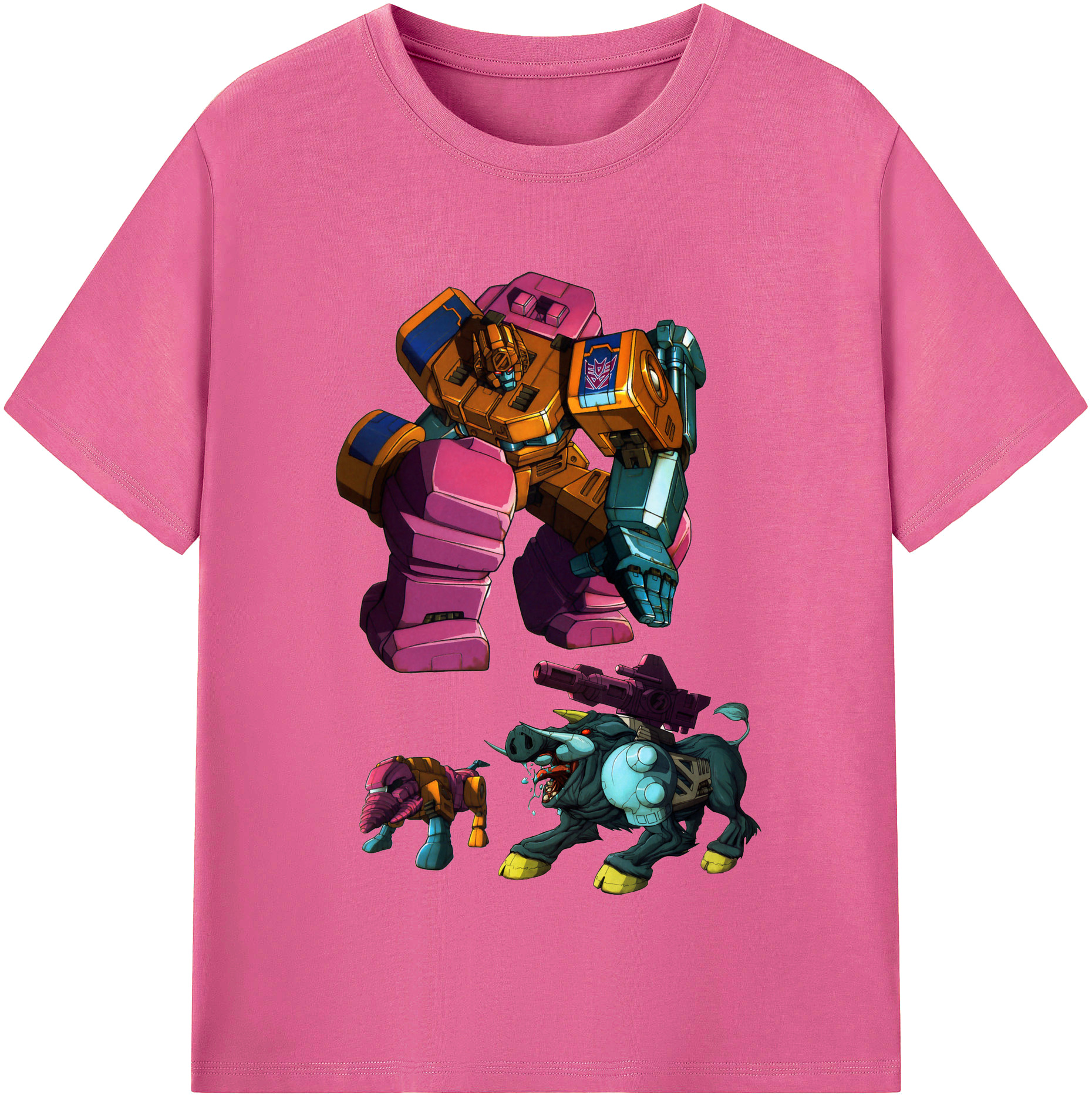 （画像用）  レディースカジュアルプリントTシャツ（綿100％）