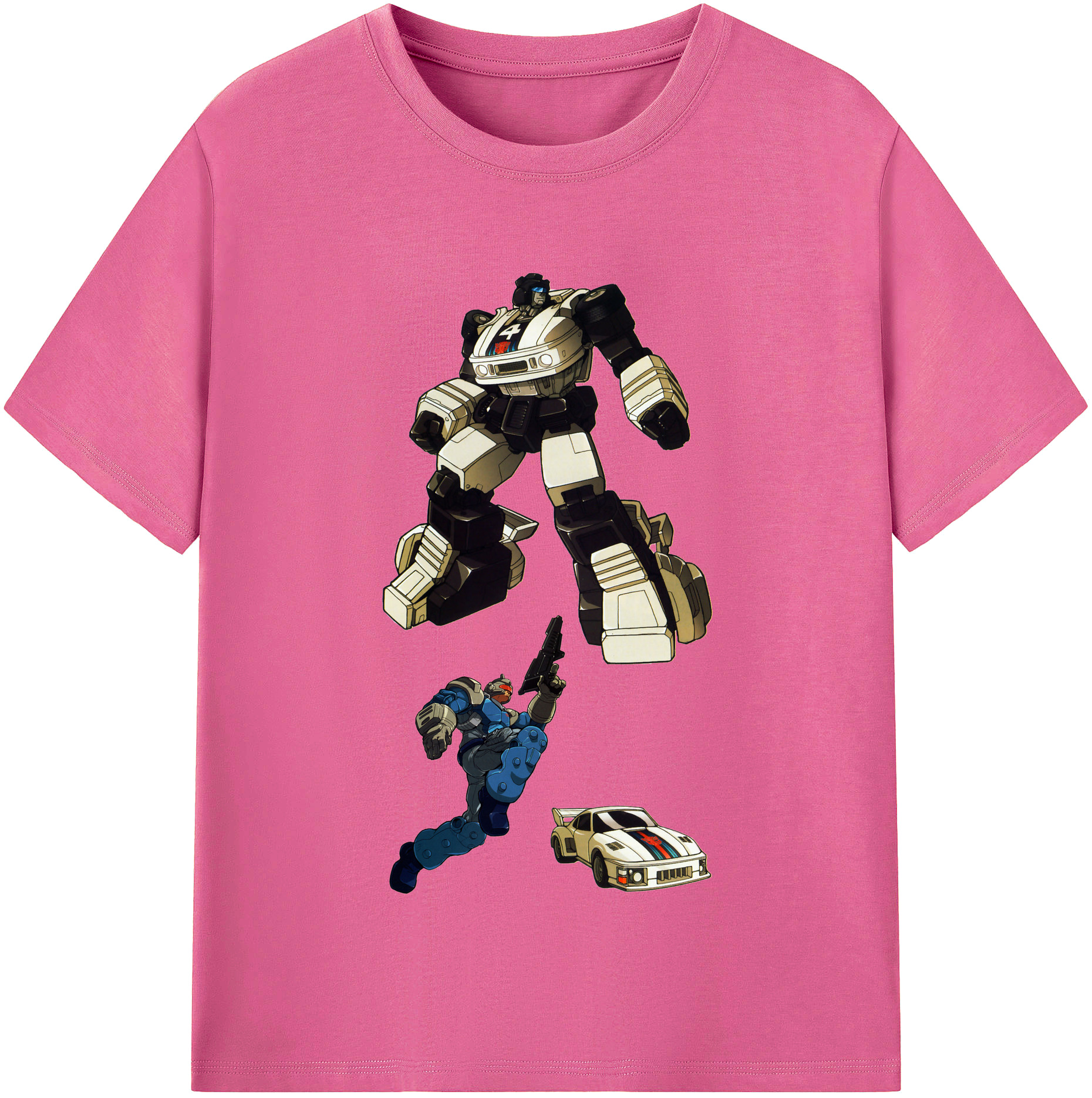 （画像用）  レディースカジュアルプリントTシャツ（綿100％）