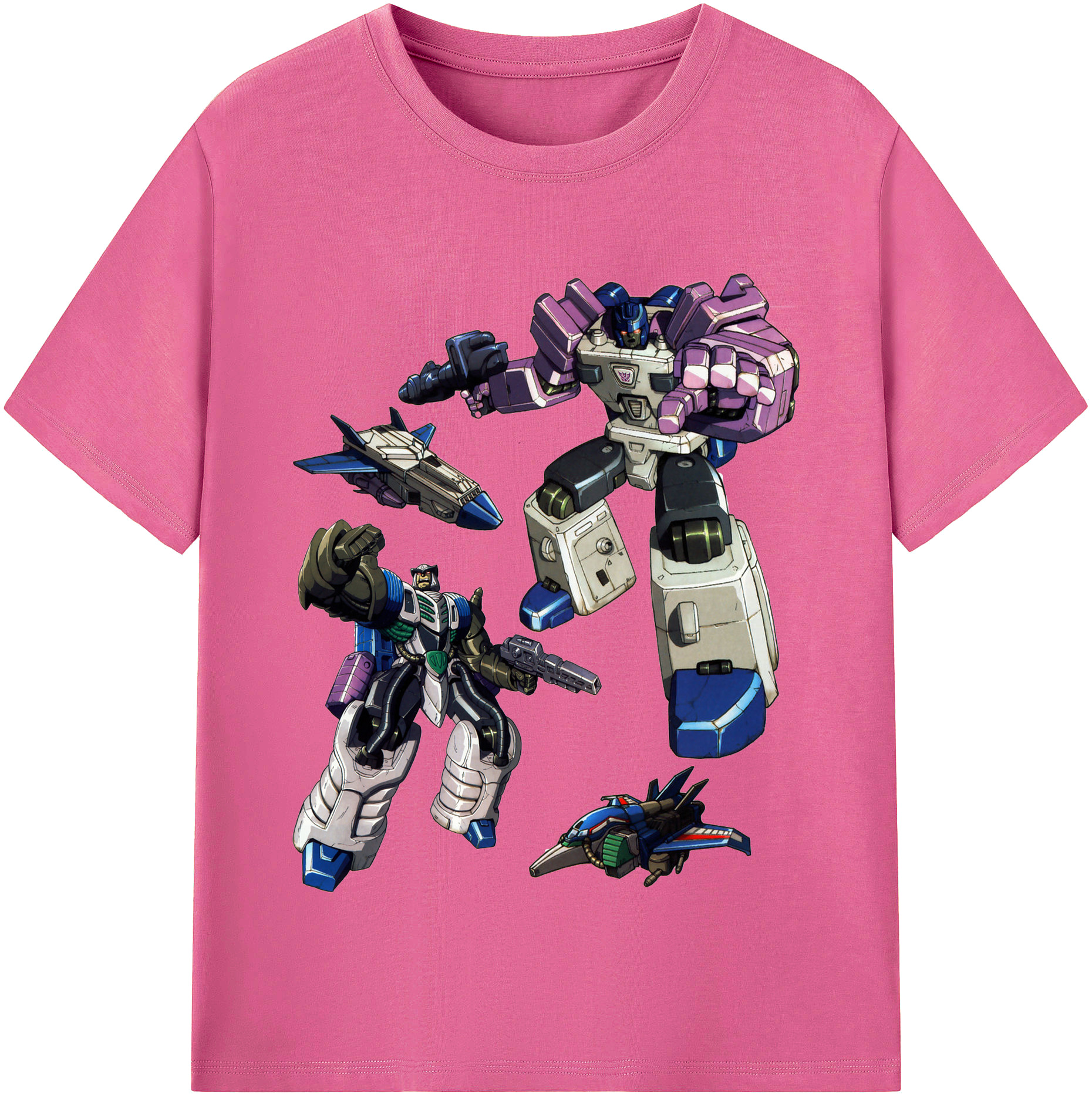 （画像用）  レディースカジュアルプリントTシャツ（綿100％）