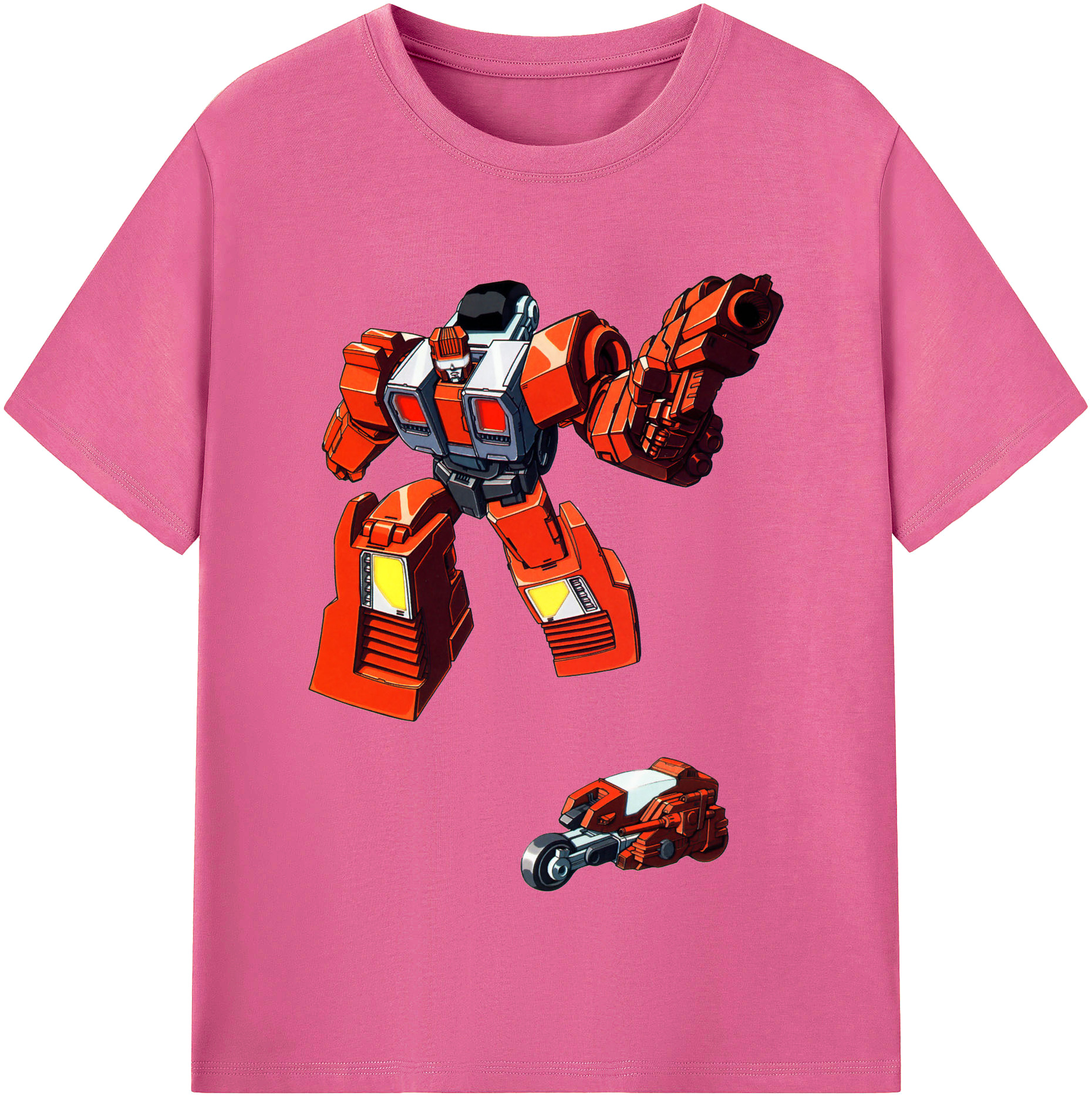（画像用）  レディースカジュアルプリントTシャツ（綿100％）