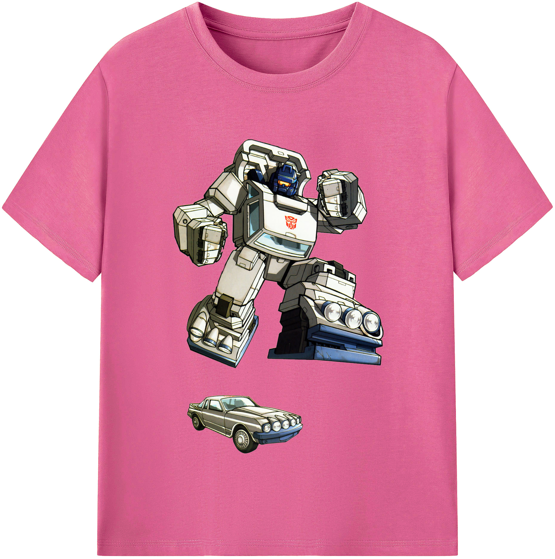 （画像用）  レディースカジュアルプリントTシャツ（綿100％）
