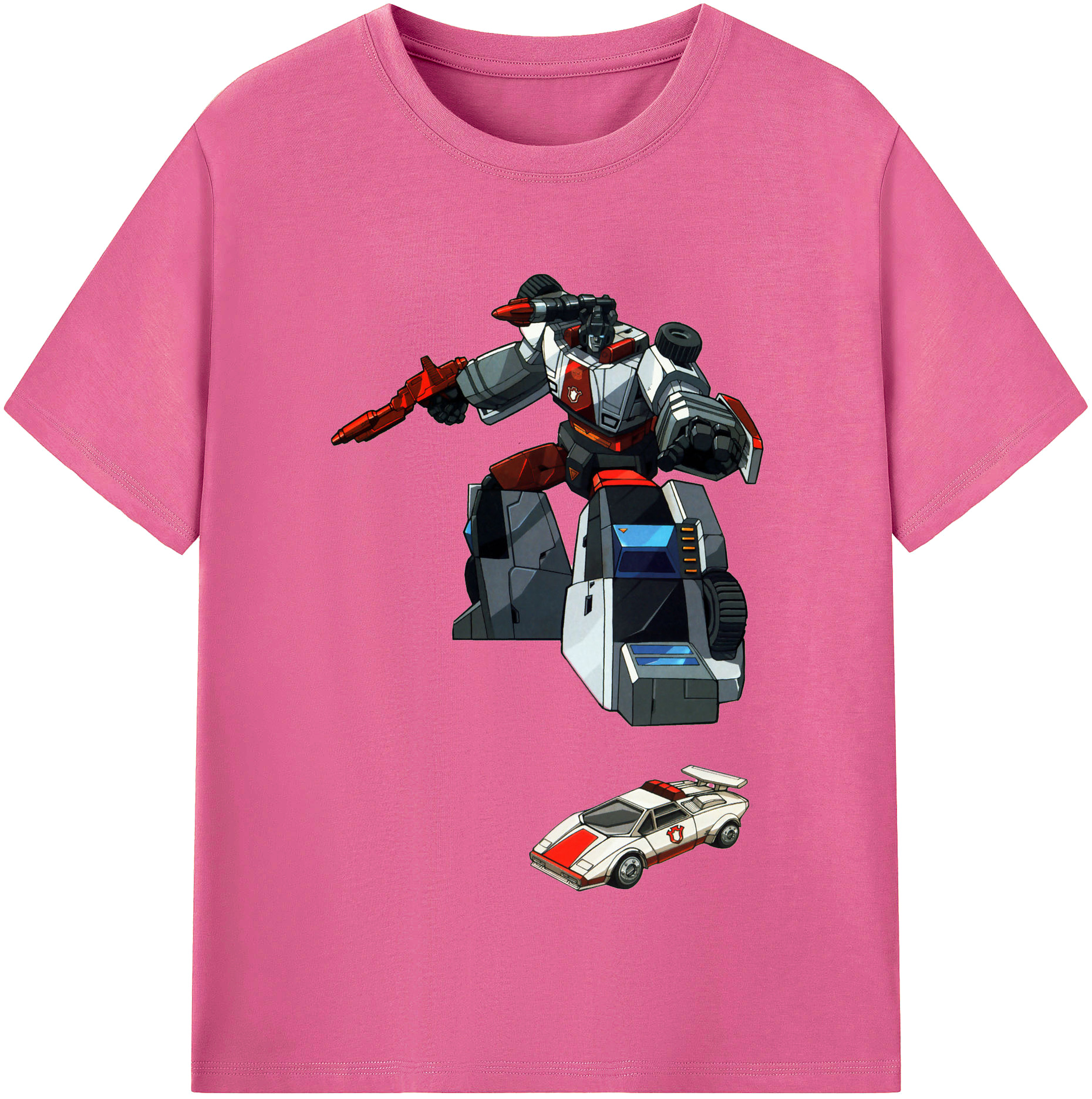 （画像用）  レディースカジュアルプリントTシャツ（綿100％）