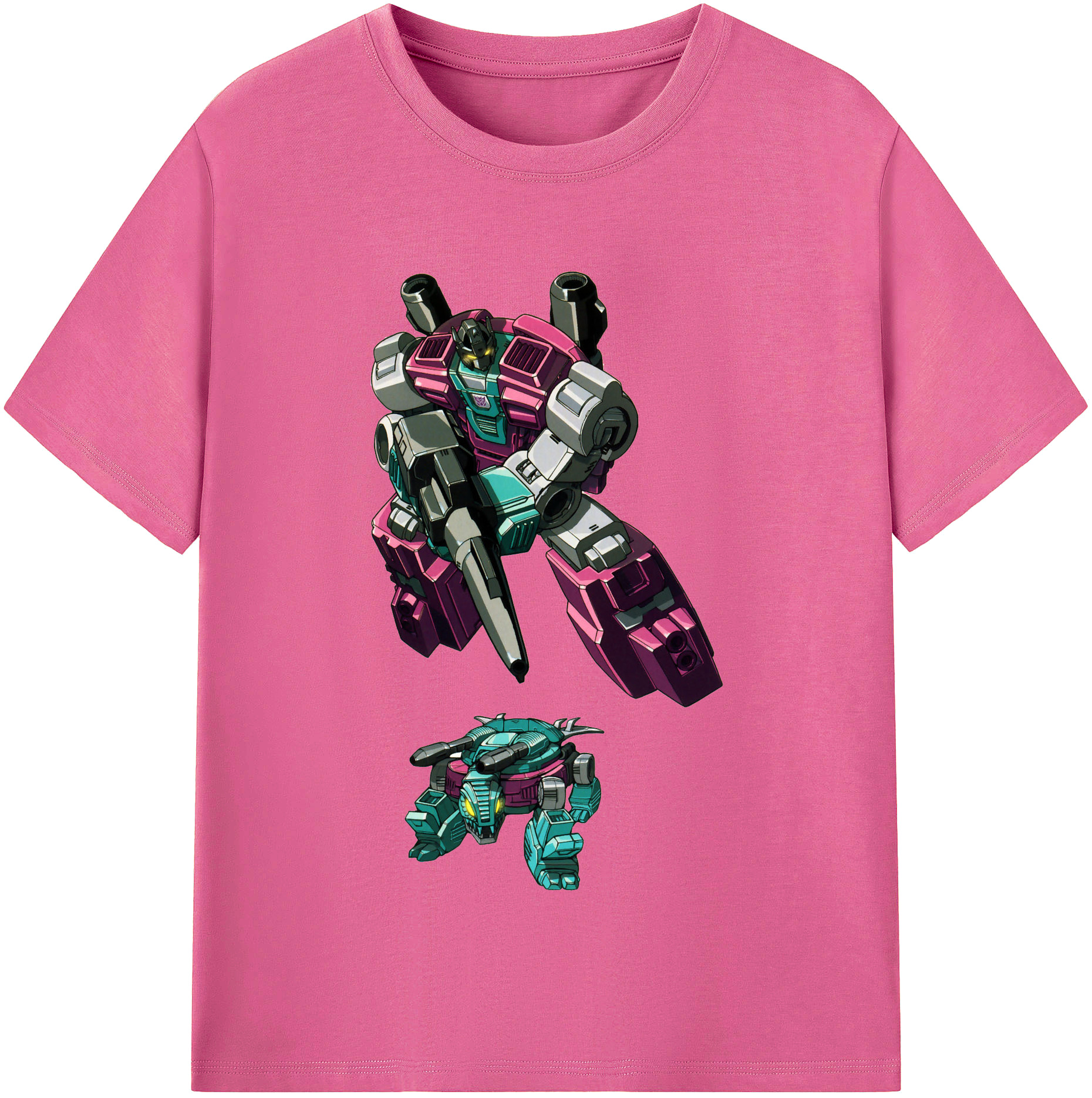 （画像用）  レディースカジュアルプリントTシャツ（綿100％）