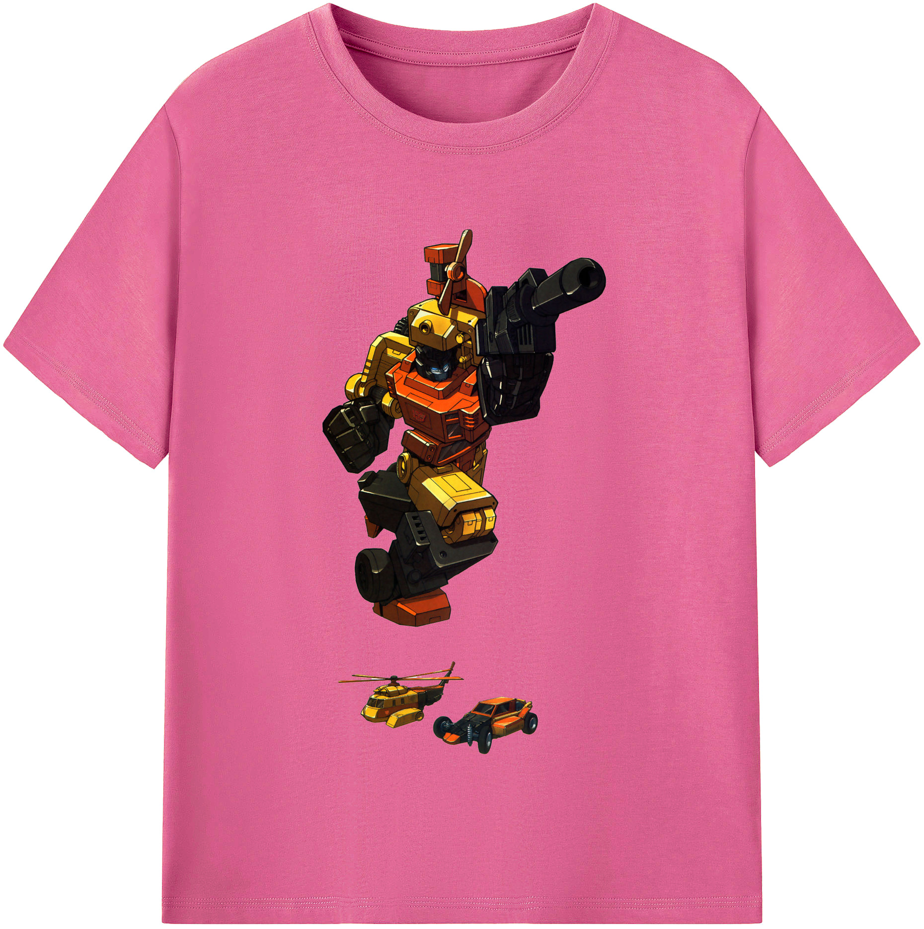 （画像用）  レディースカジュアルプリントTシャツ（綿100％）