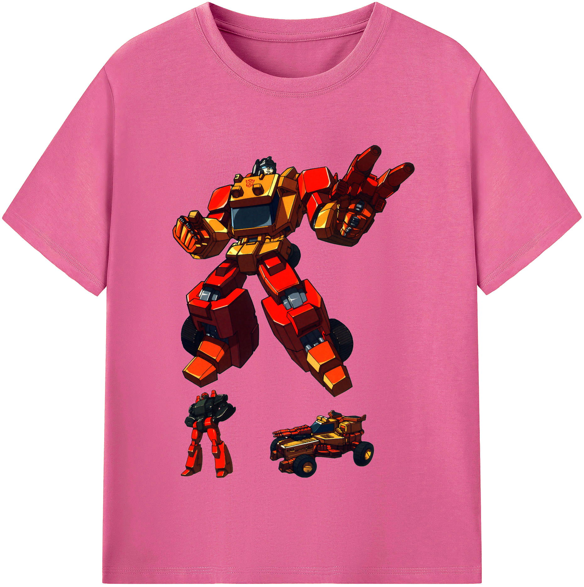 （画像用）  レディースカジュアルプリントTシャツ（綿100％）