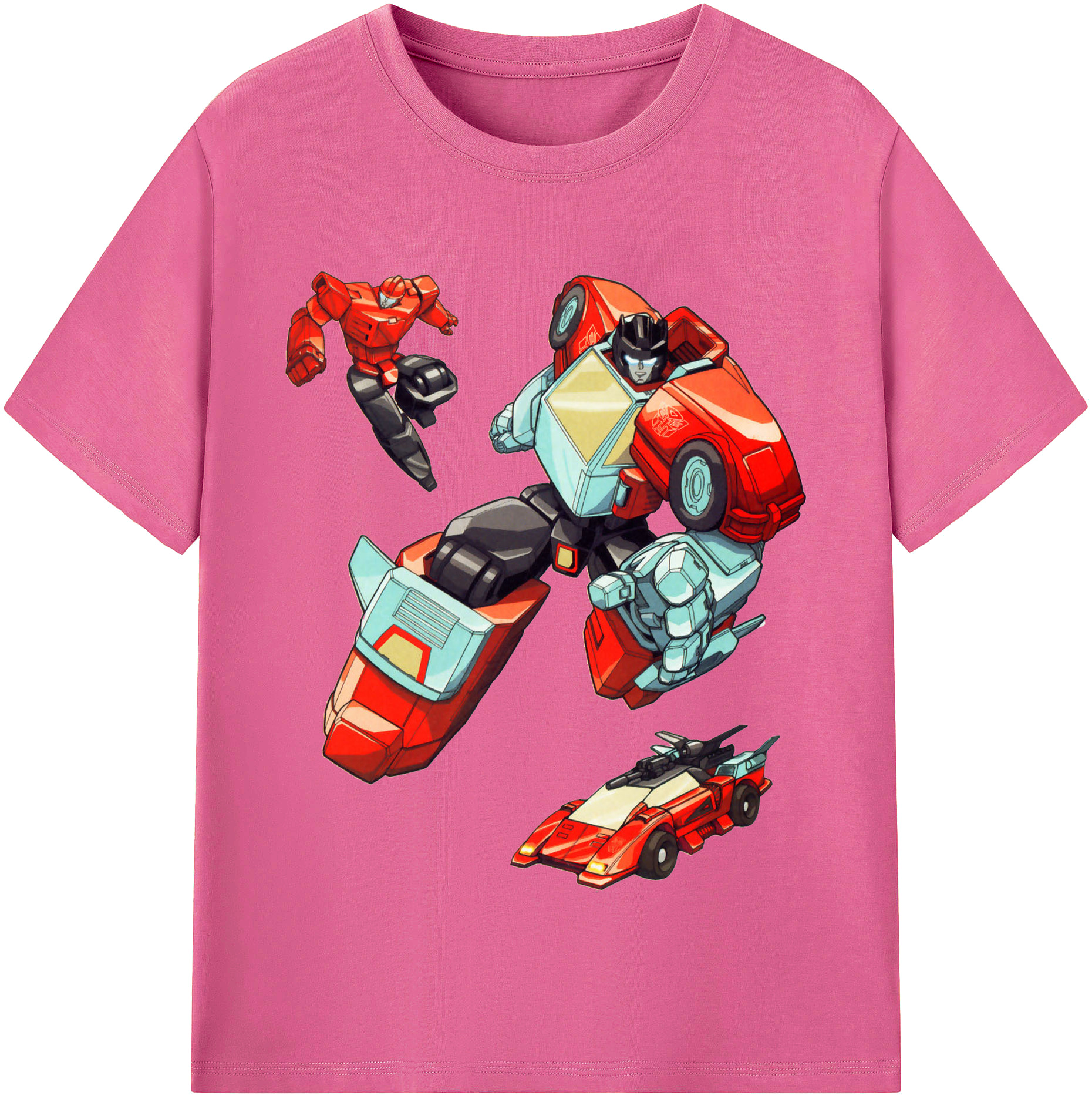（画像用）  レディースカジュアルプリントTシャツ（綿100％）
