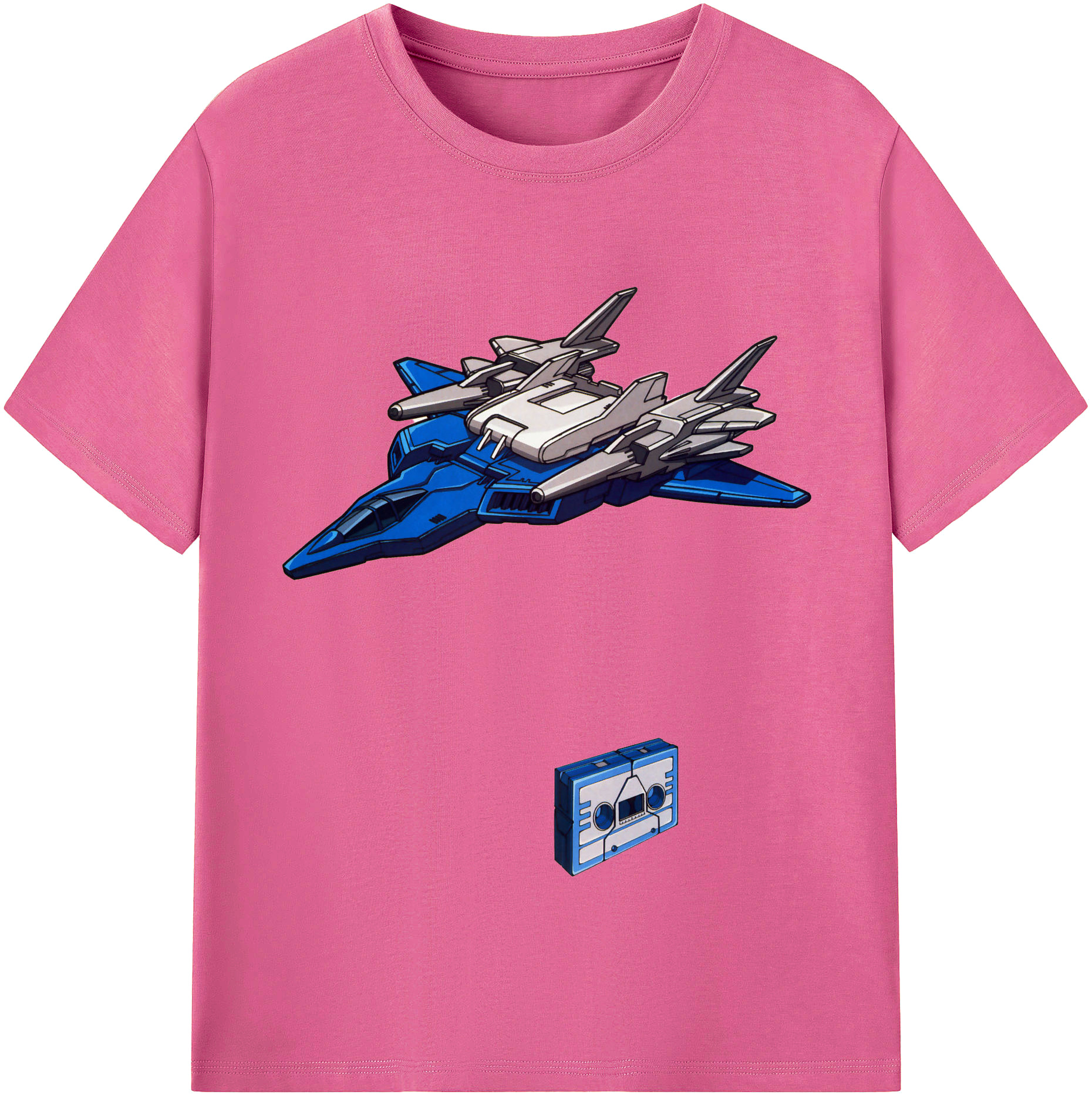 （画像用）  レディースカジュアルプリントTシャツ（綿100％）
