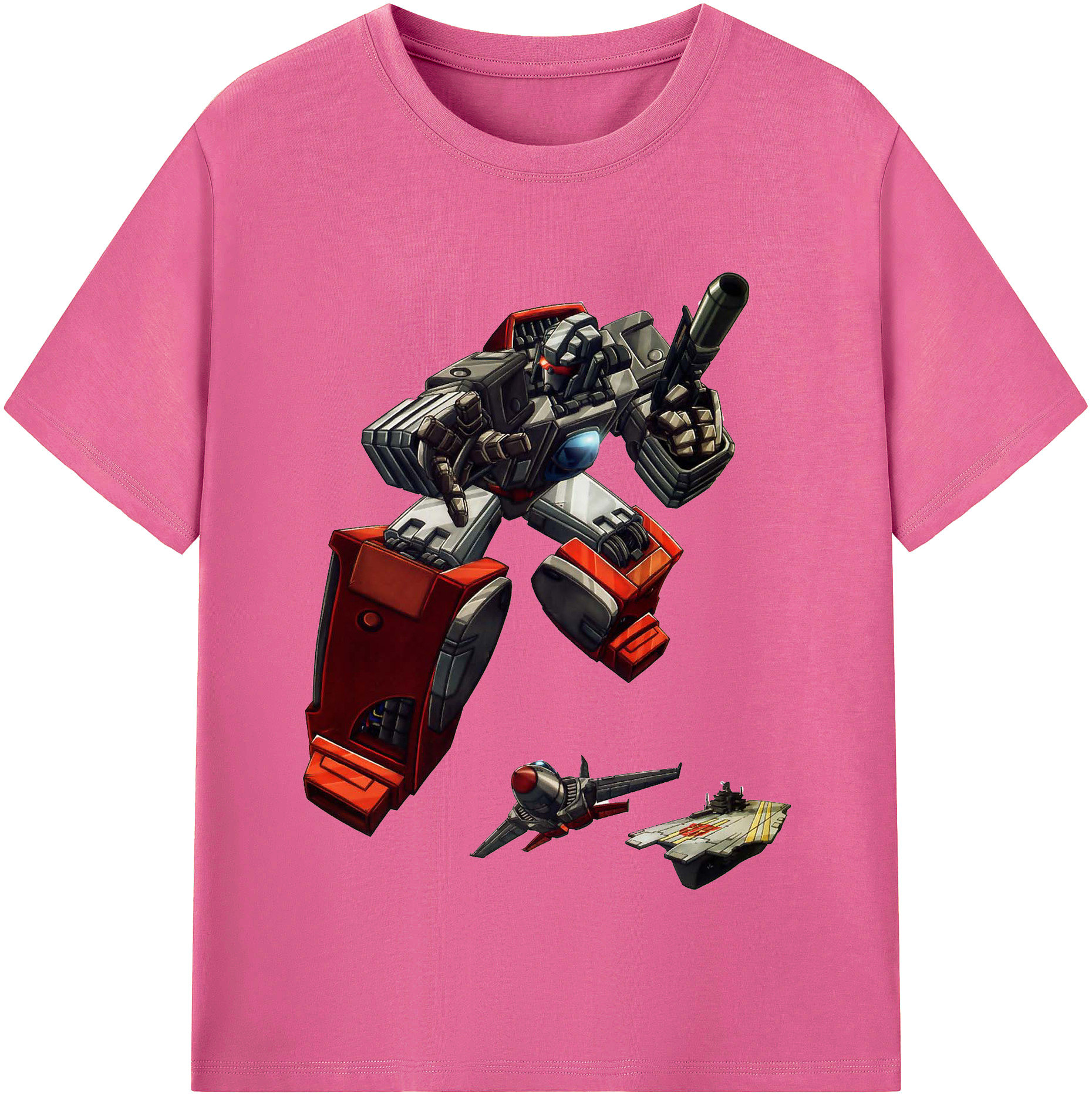 （画像用）  レディースカジュアルプリントTシャツ（綿100％）