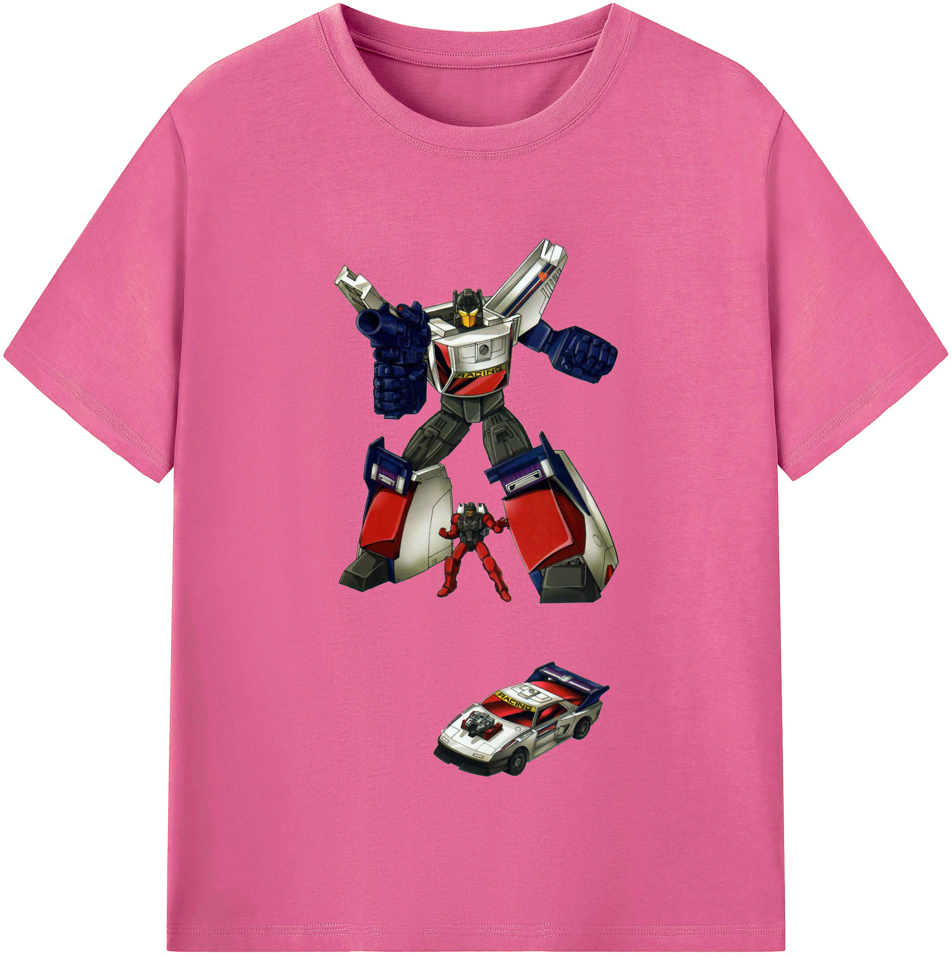  レディースカジュアルプリントTシャツ（綿100％）