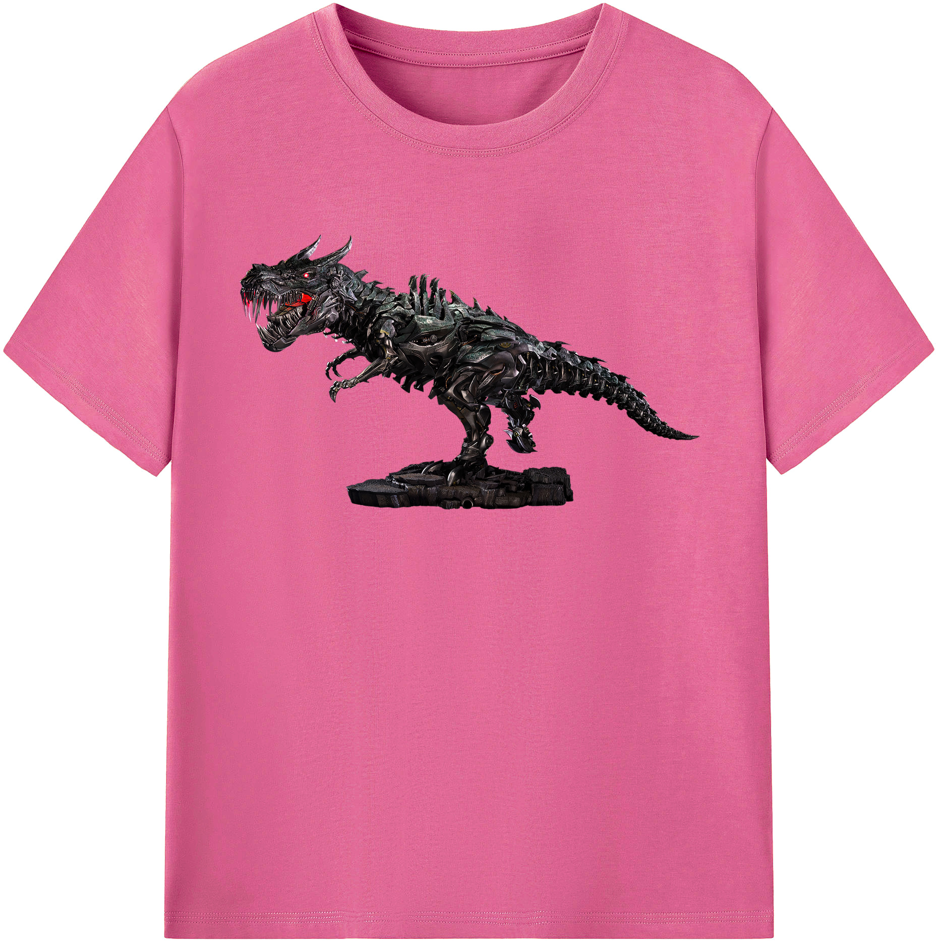 （画像用）  レディースカジュアルプリントTシャツ（綿100％）