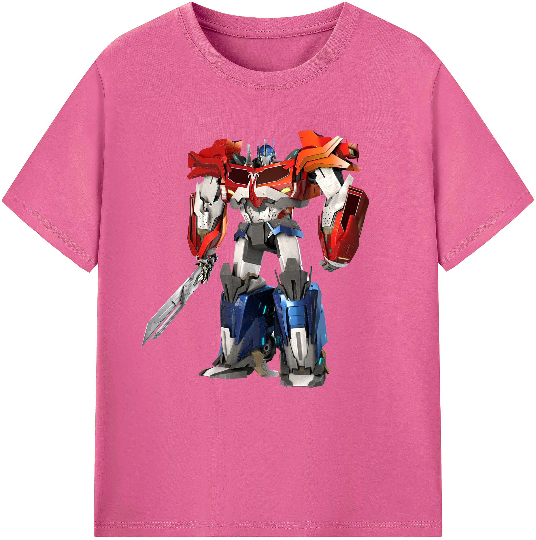 （画像用）  レディースカジュアルプリントTシャツ（綿100％）