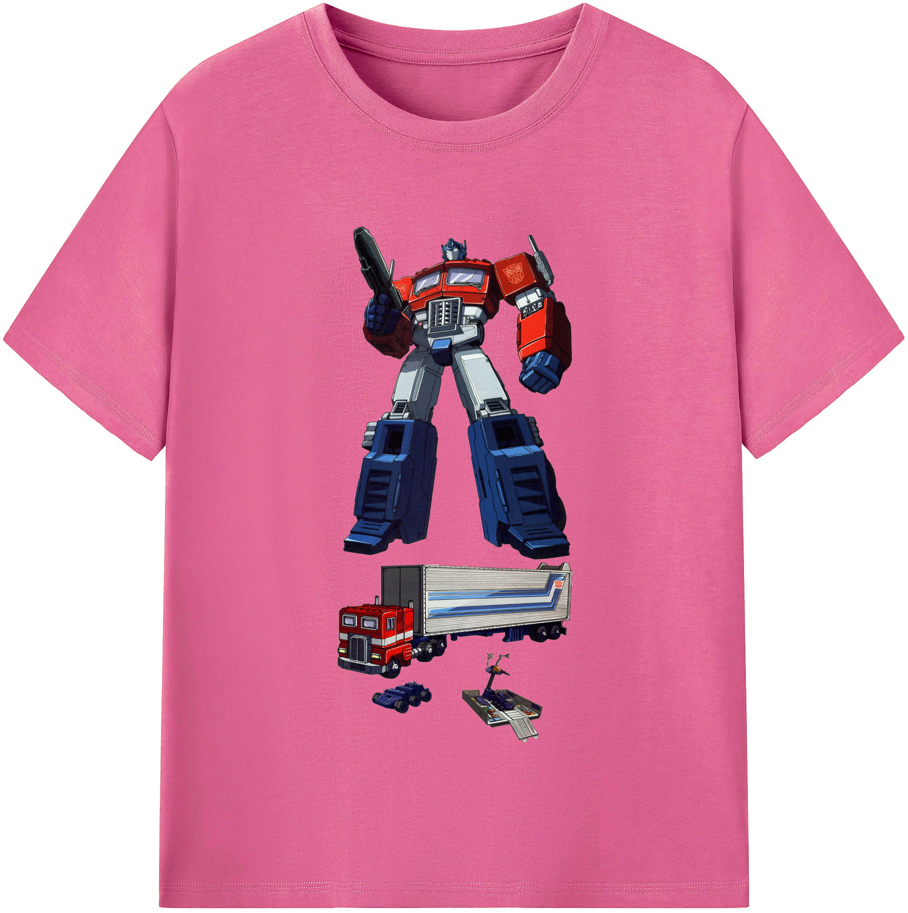 （画像用）  レディースカジュアルプリントTシャツ（綿100％）