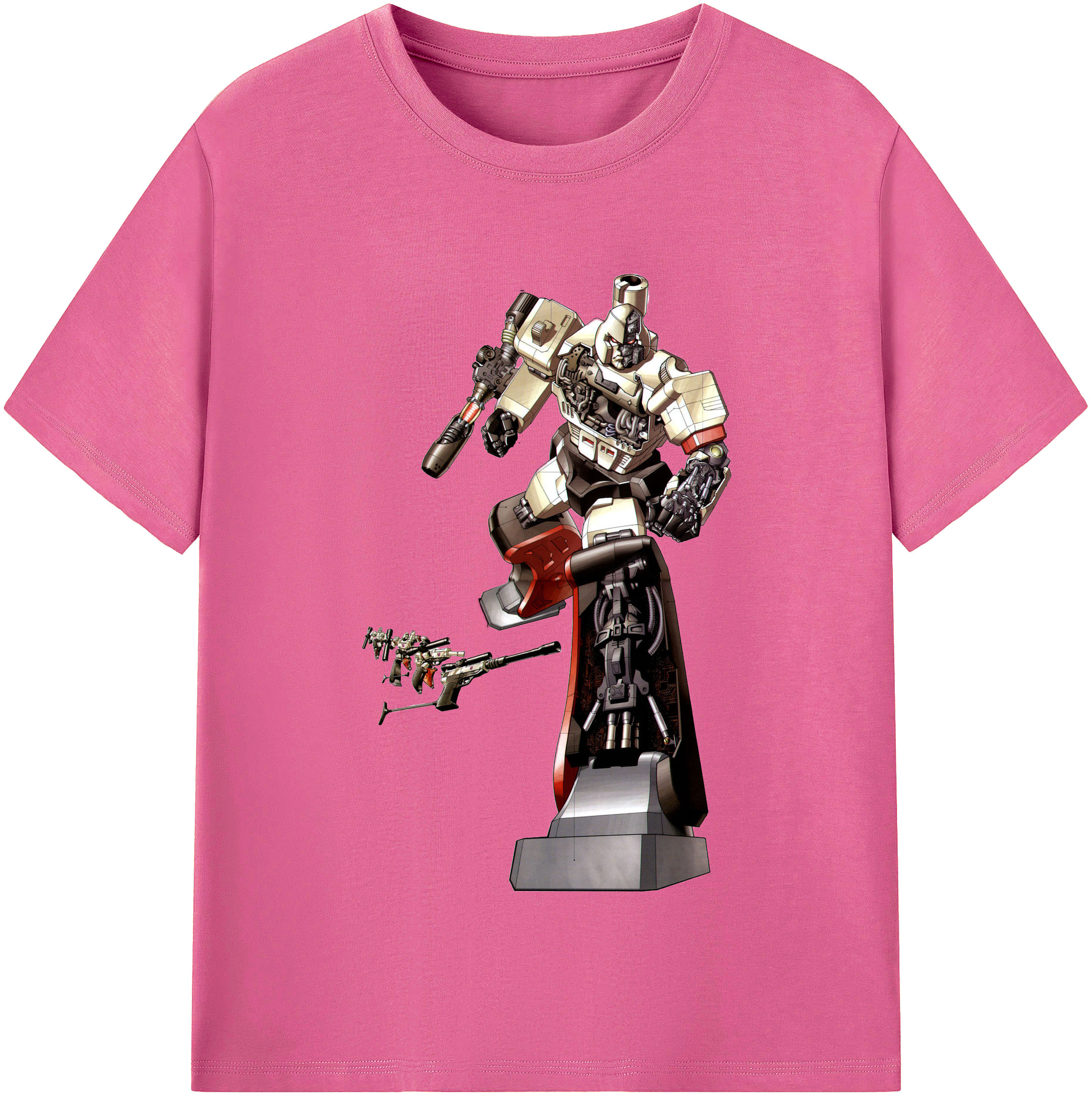 （画像用）  レディースカジュアルプリントTシャツ（綿100％）
