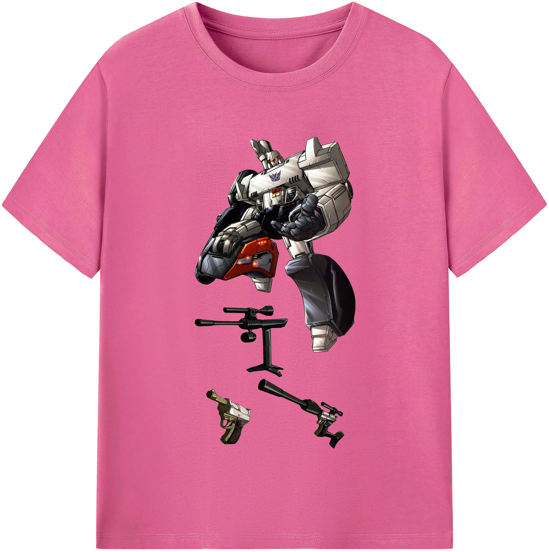 （画像用）  レディースカジュアルプリントTシャツ（綿100％）