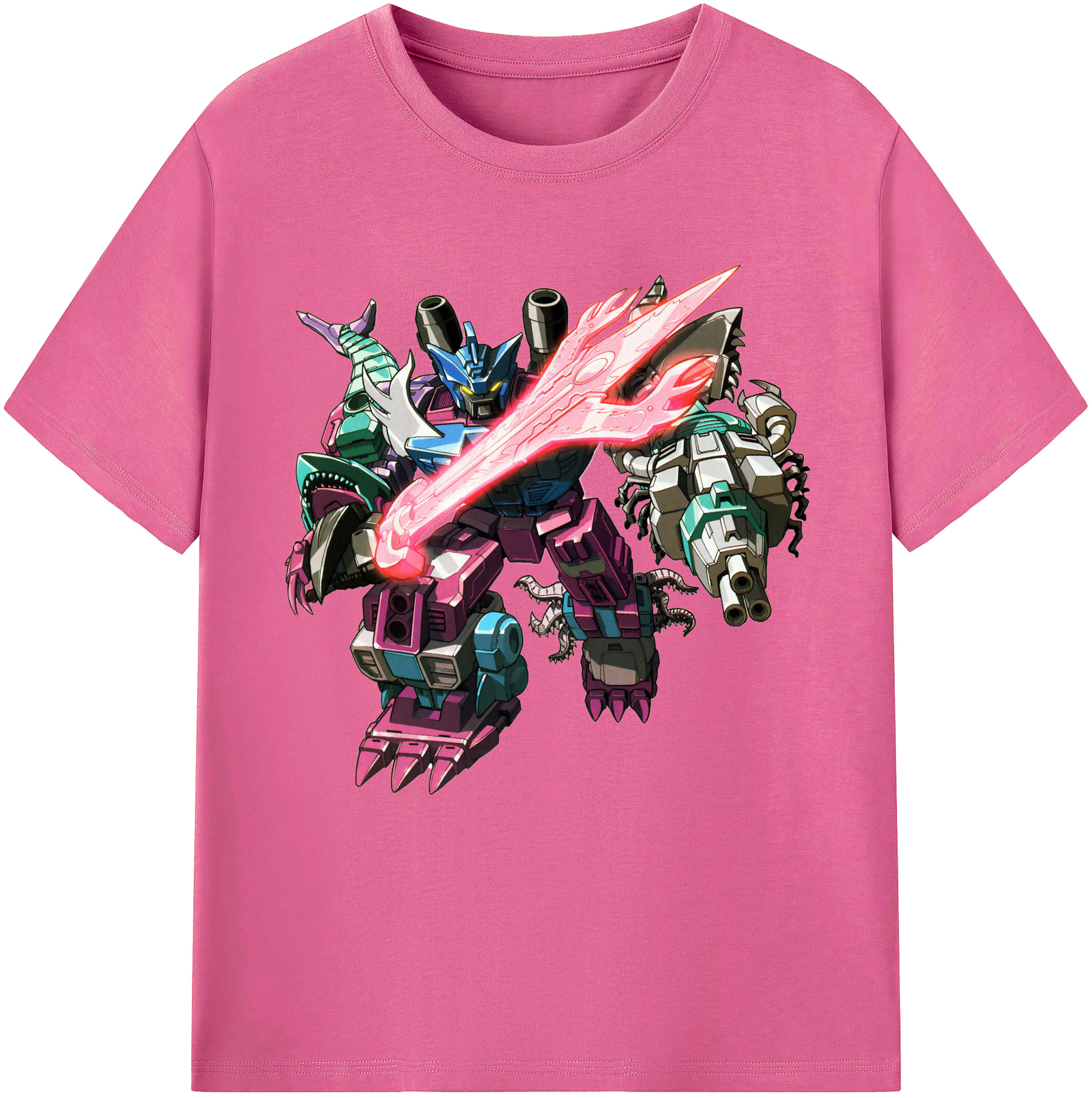 （画像用）  レディースカジュアルプリントTシャツ（綿100％）