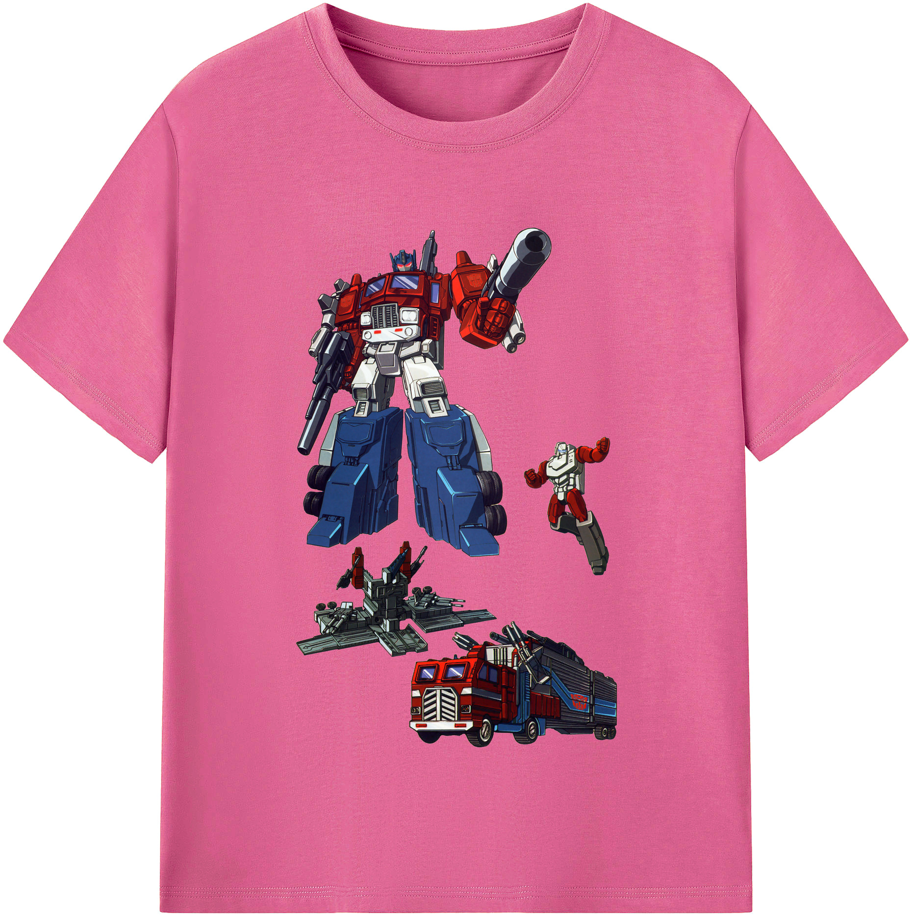 （画像用）  レディースカジュアルプリントTシャツ（綿100％）