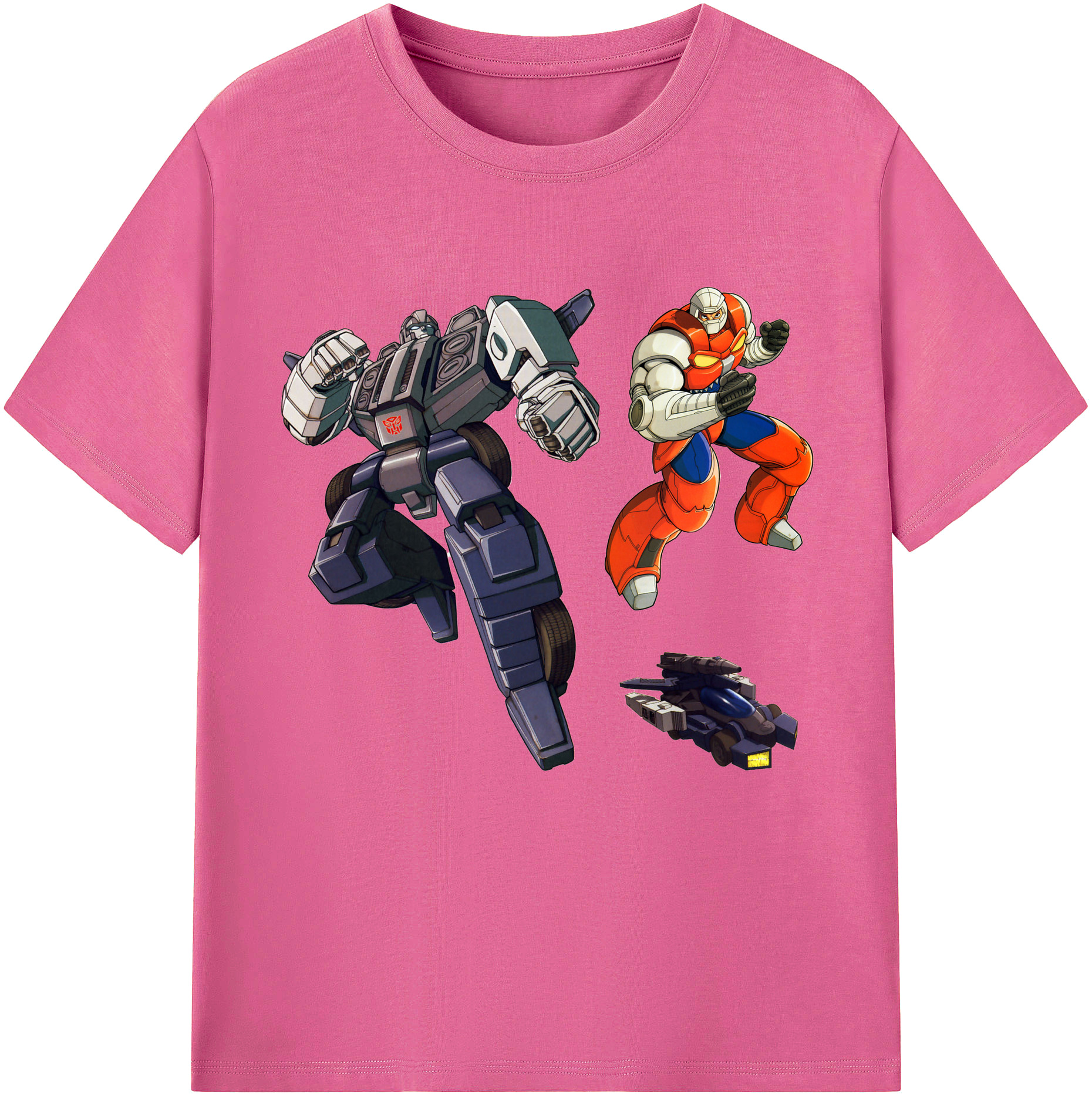 （画像用）  レディースカジュアルプリントTシャツ（綿100％）