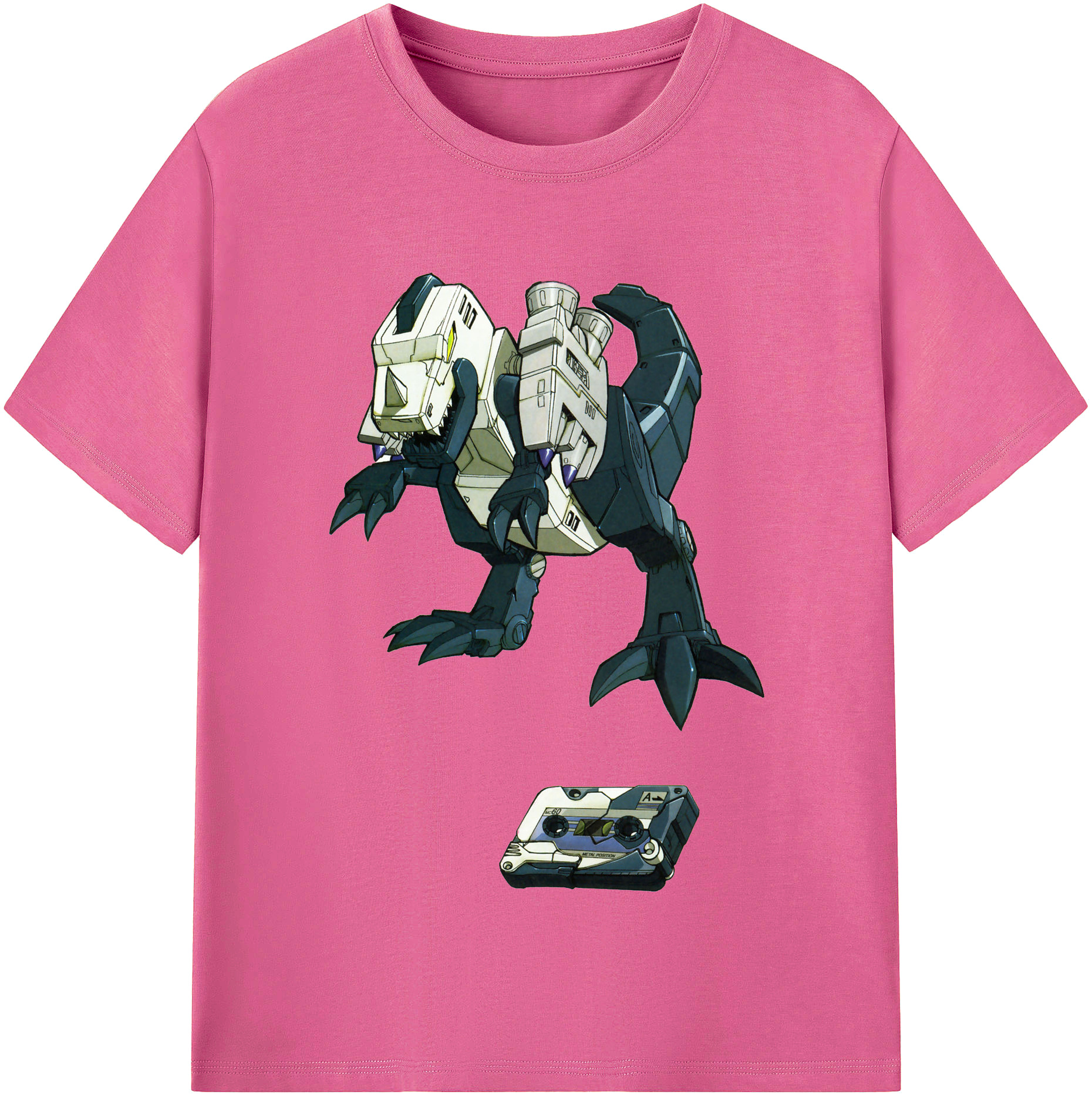 （画像用）  レディースカジュアルプリントTシャツ（綿100％）