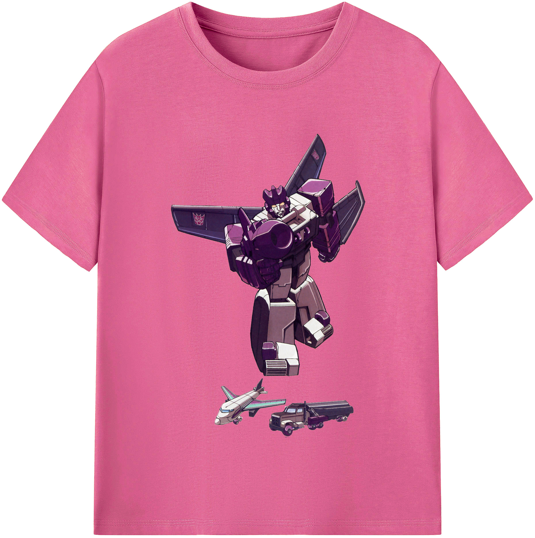 （画像用）  レディースカジュアルプリントTシャツ（綿100％）