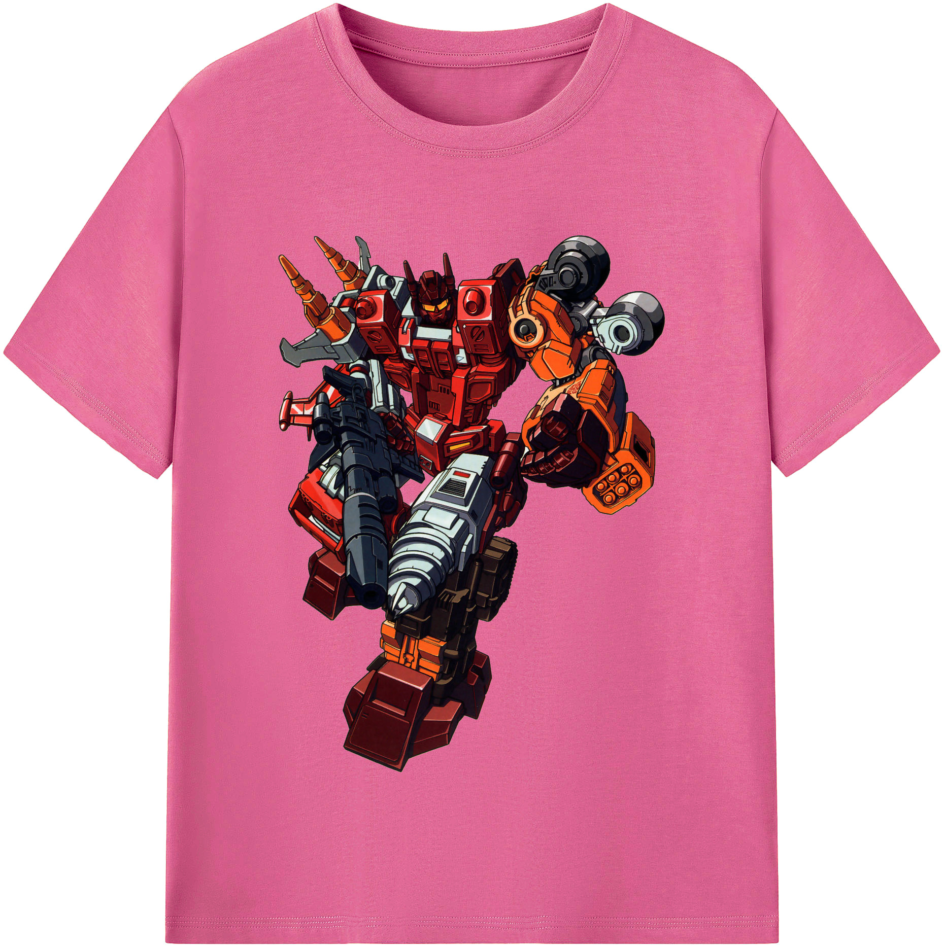 （画像用）  レディースカジュアルプリントTシャツ（綿100％）