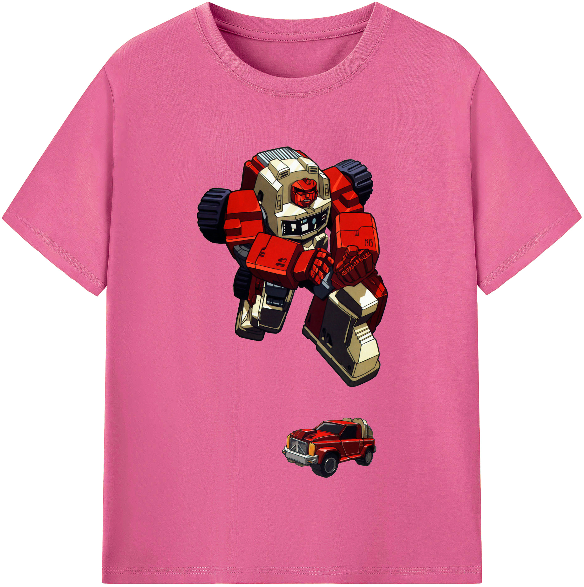 （画像用）  レディースカジュアルプリントTシャツ（綿100％）