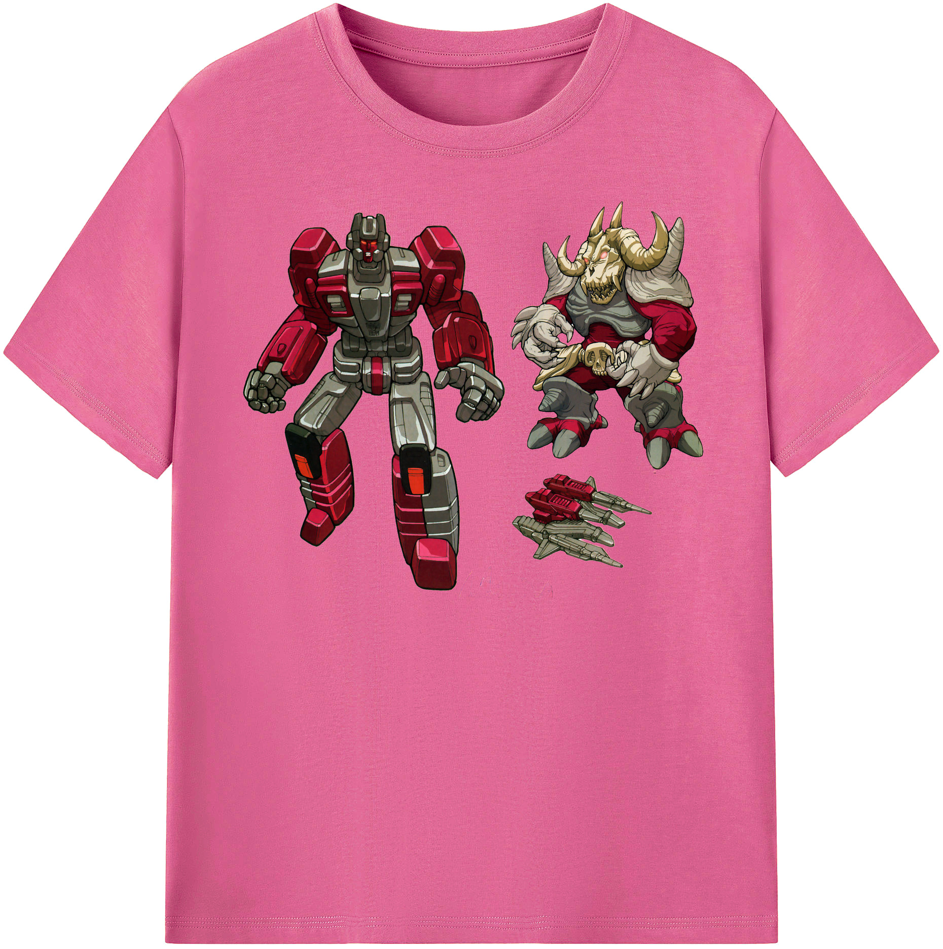 （画像用）  レディースカジュアルプリントTシャツ（綿100％）