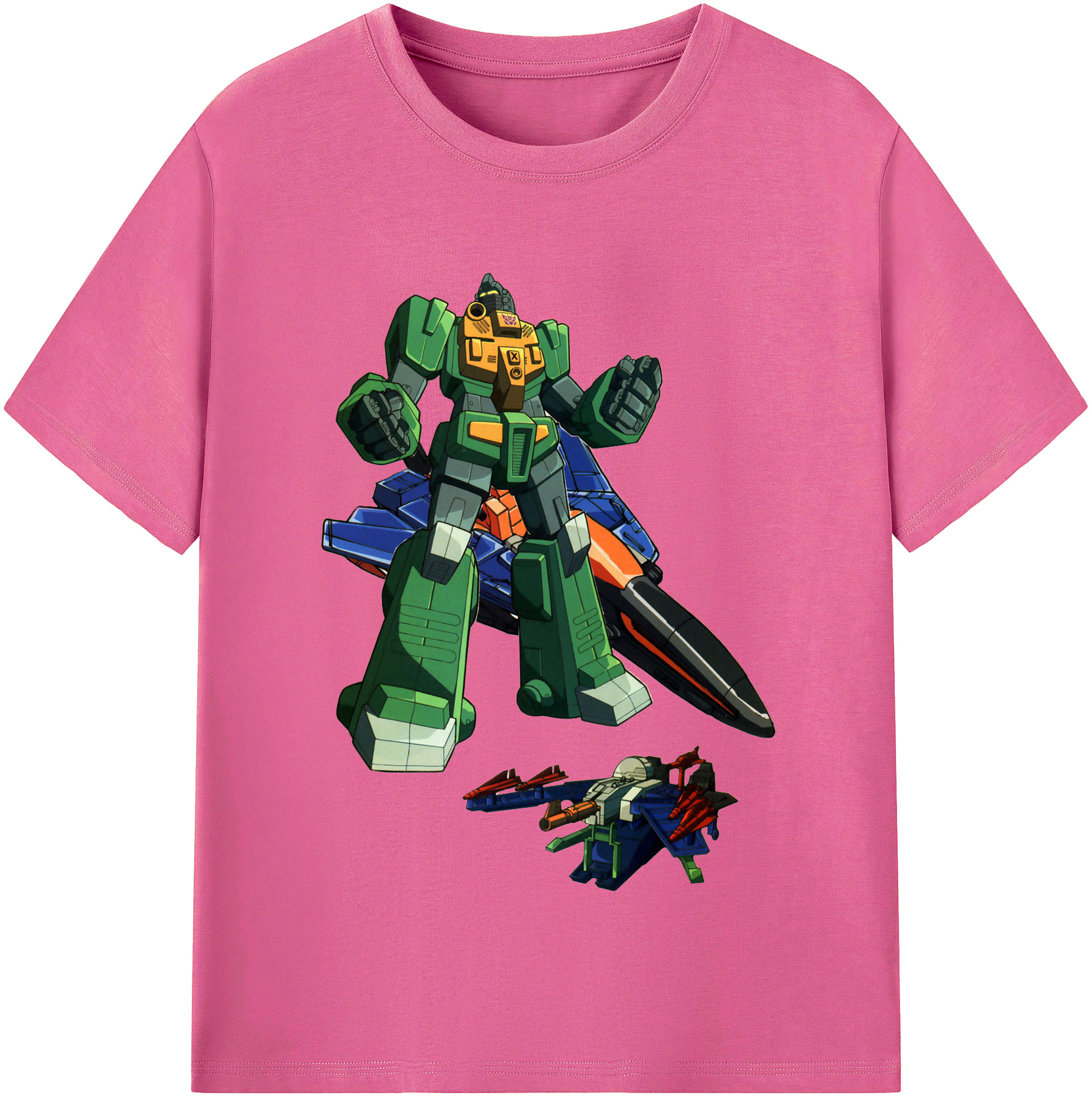 （画像用）  レディースカジュアルプリントTシャツ（綿100％）