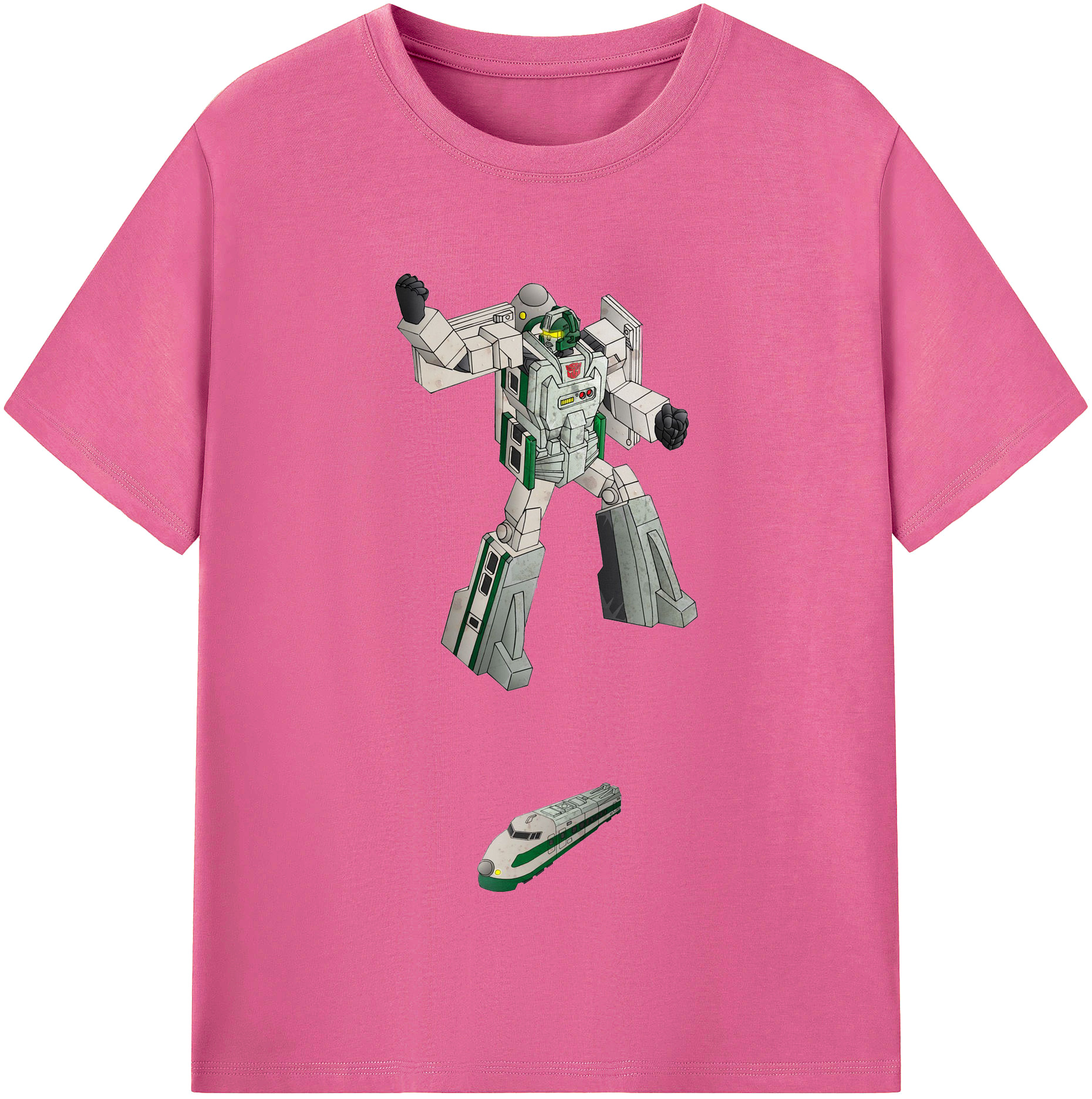 （画像用）  レディースカジュアルプリントTシャツ（綿100％）
