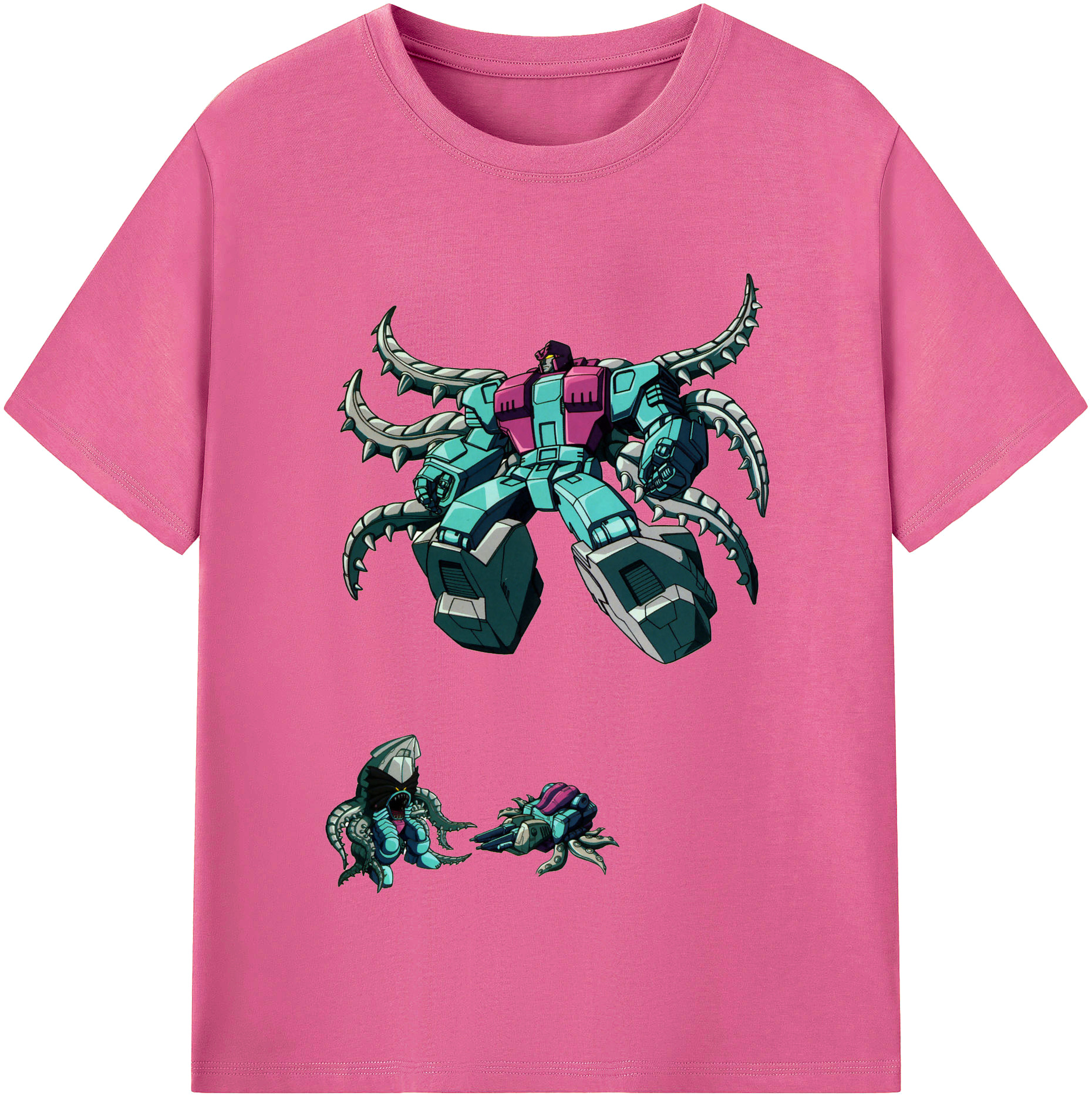 （画像用）  レディースカジュアルプリントTシャツ（綿100％）