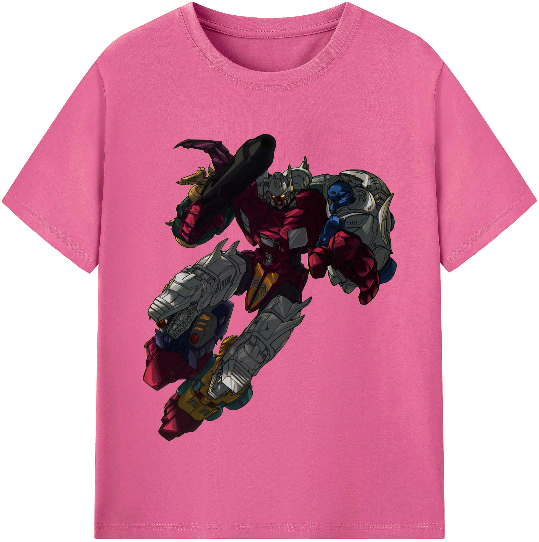 （画像用）  レディースカジュアルプリントTシャツ（綿100％）