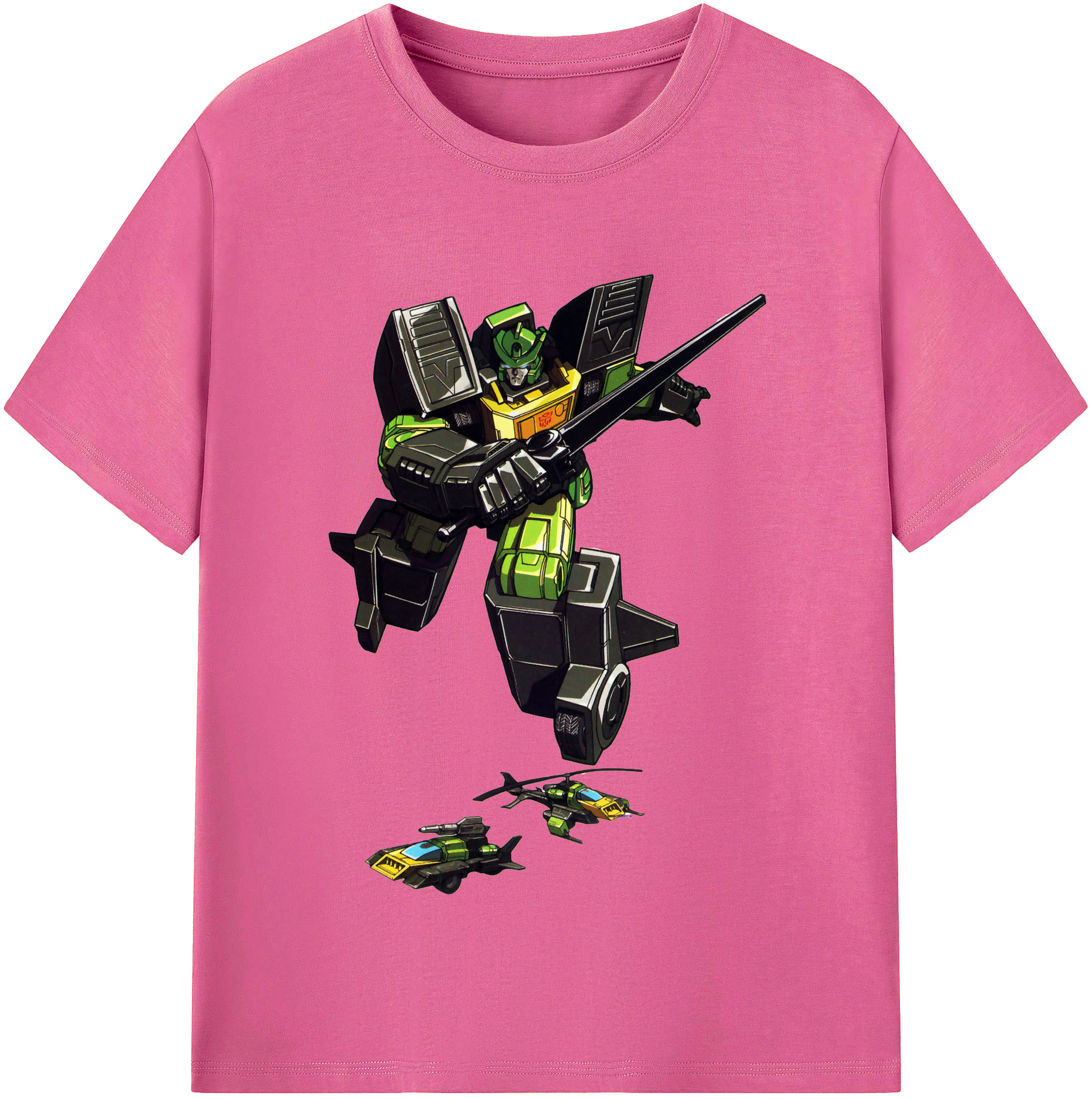 （画像用）  レディースカジュアルプリントTシャツ（綿100％）