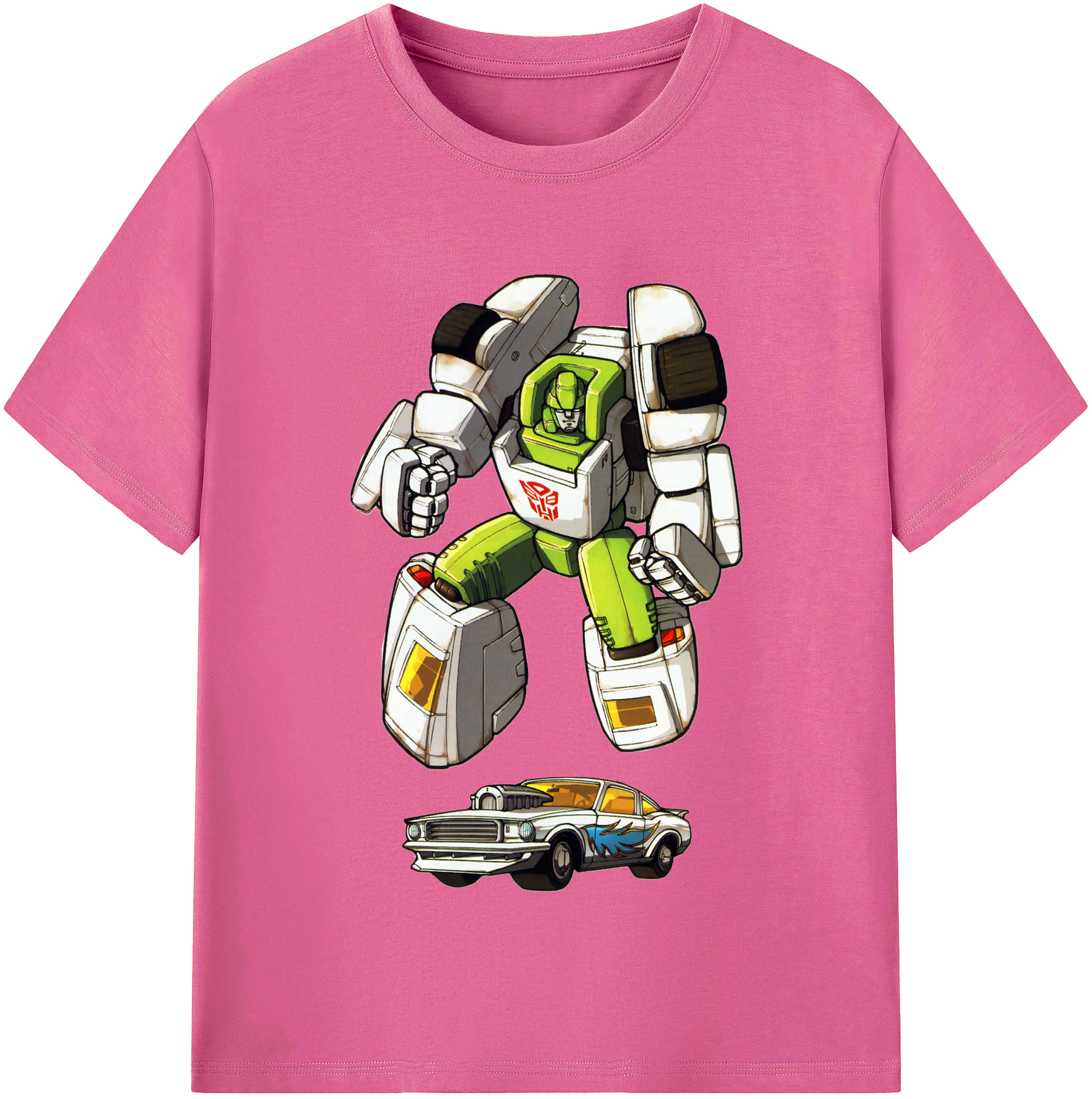（画像用）  レディースカジュアルプリントTシャツ（綿100％）