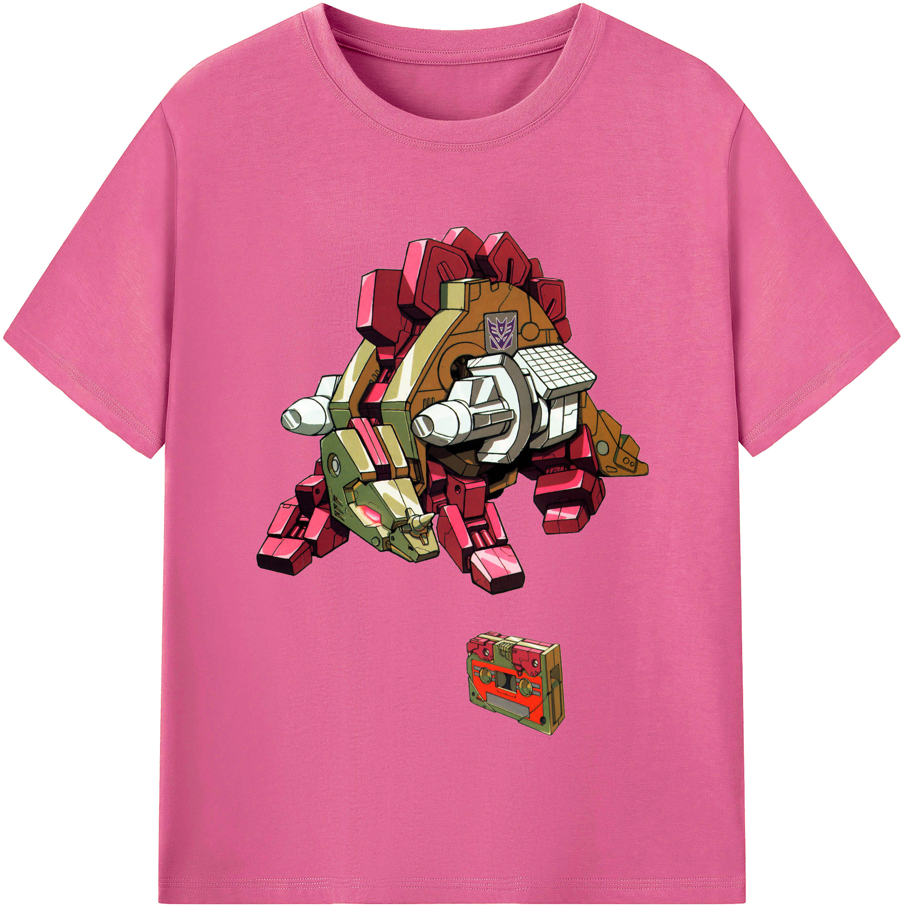 （画像用）  レディースカジュアルプリントTシャツ（綿100％）
