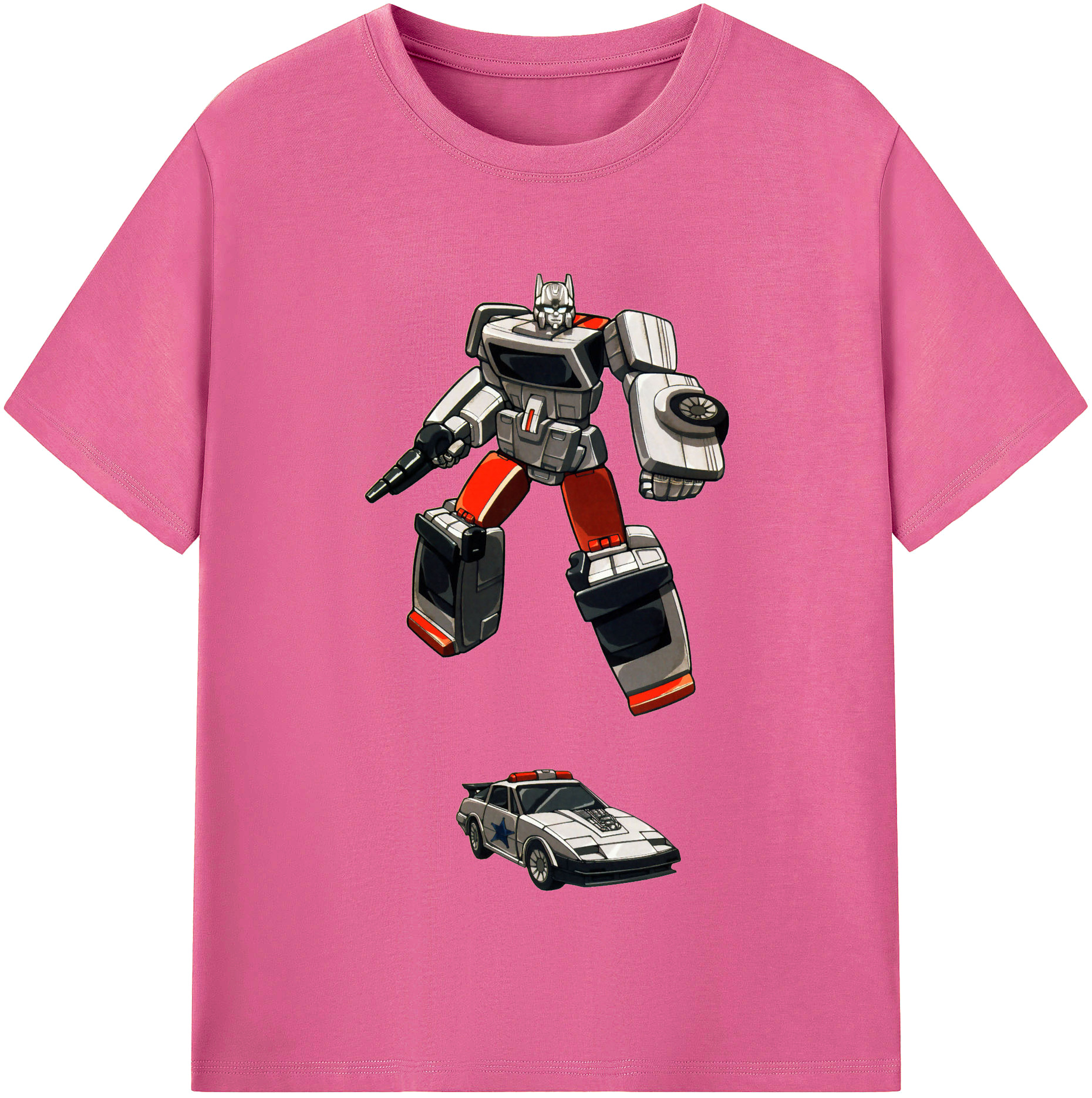 （画像用）  レディースカジュアルプリントTシャツ（綿100％）