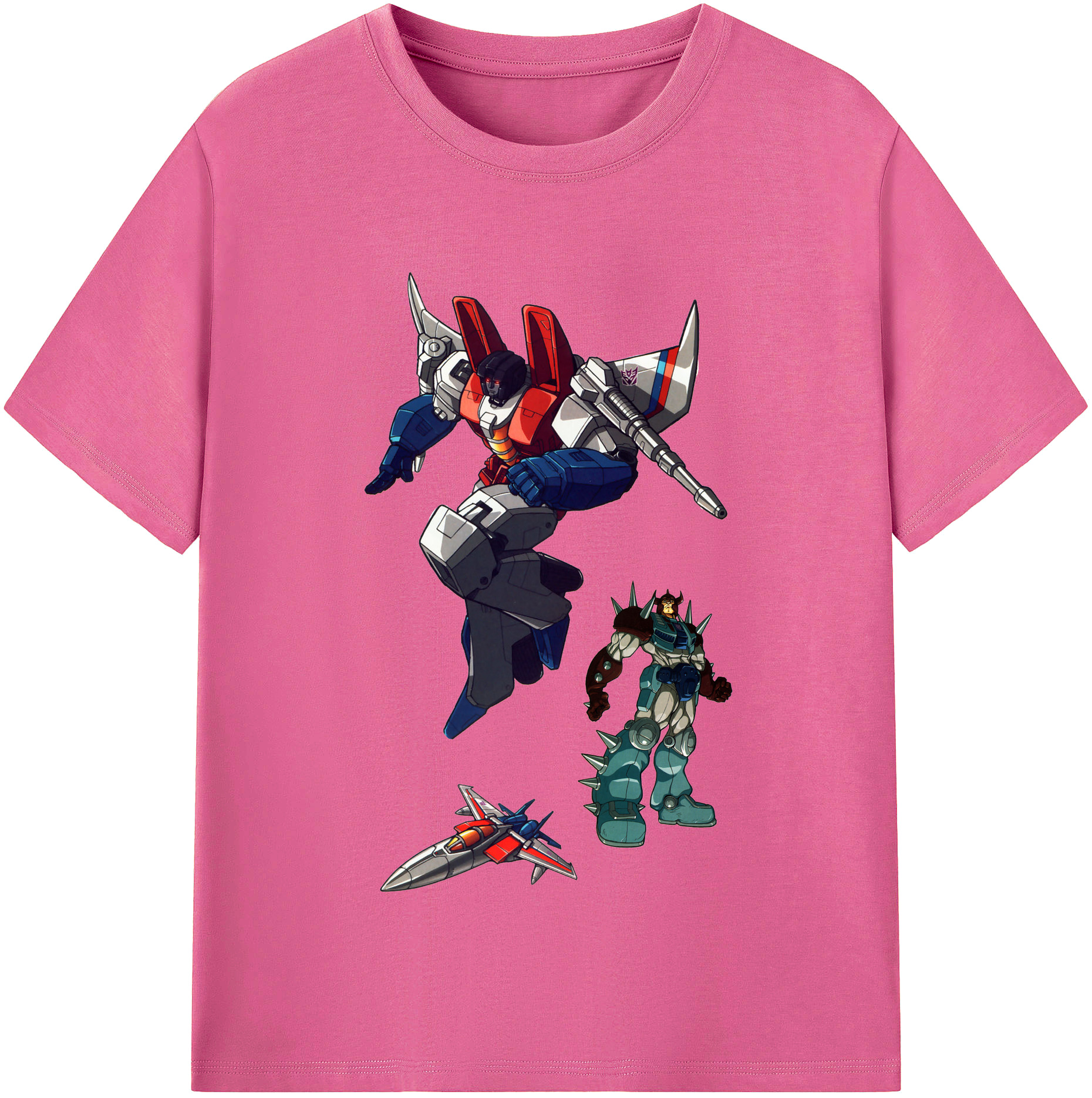 （画像用）  レディースカジュアルプリントTシャツ（綿100％）