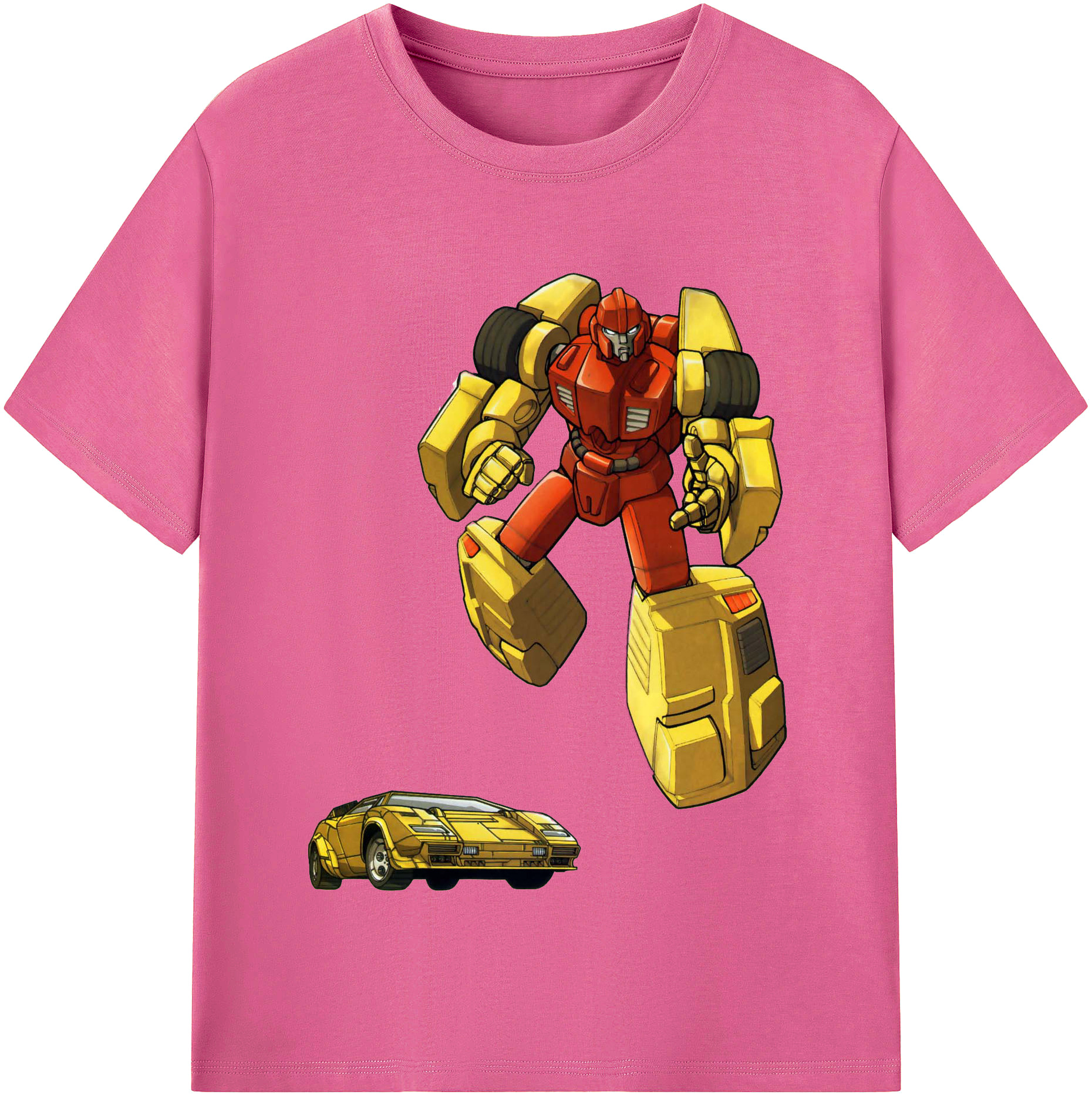 （画像用）  レディースカジュアルプリントTシャツ（綿100％）
