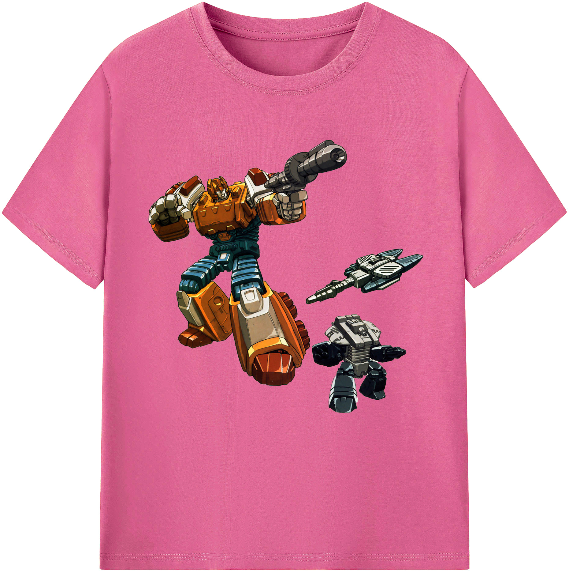 （画像用）  レディースカジュアルプリントTシャツ（綿100％）