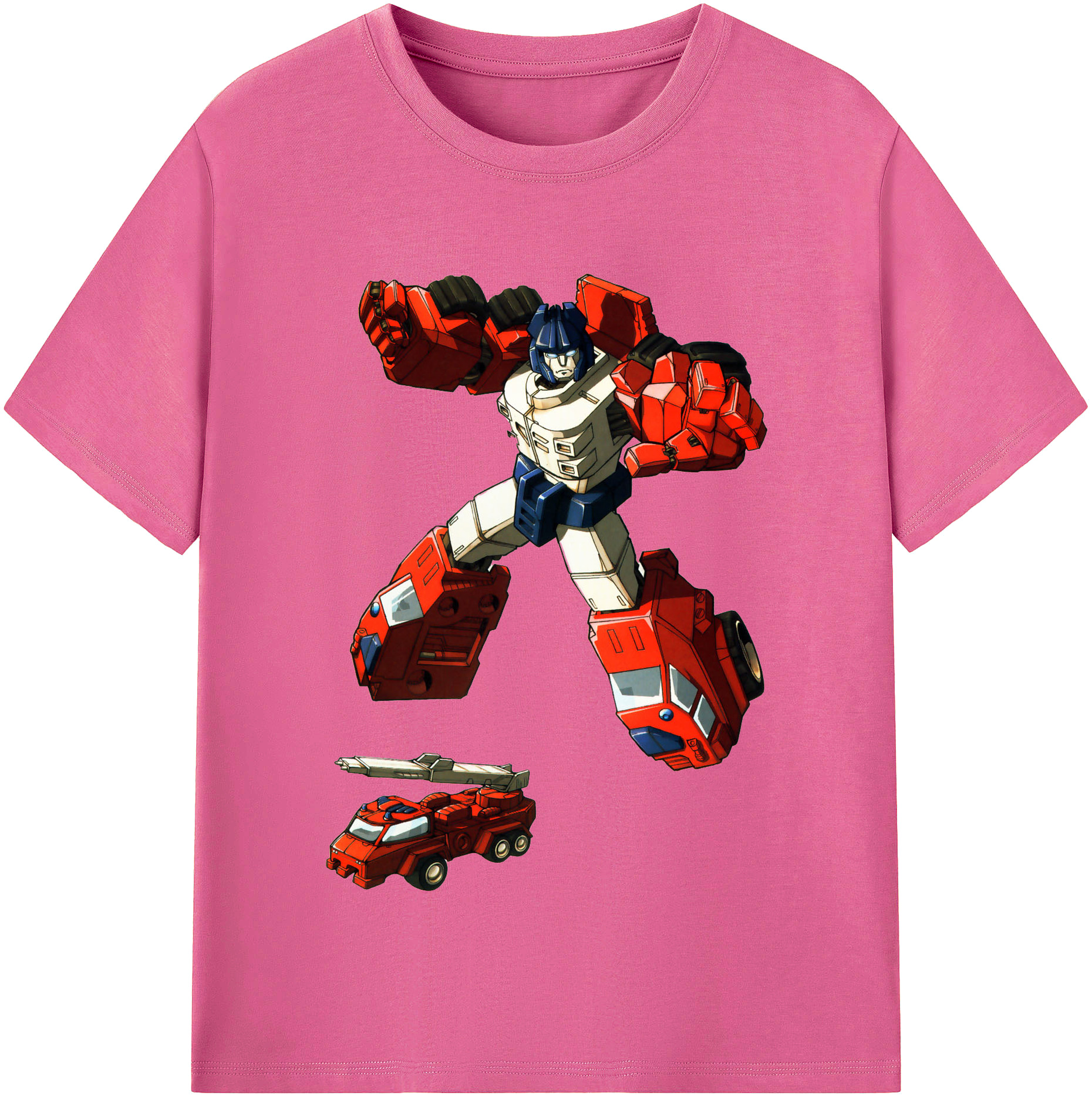 （画像用）  レディースカジュアルプリントTシャツ（綿100％）