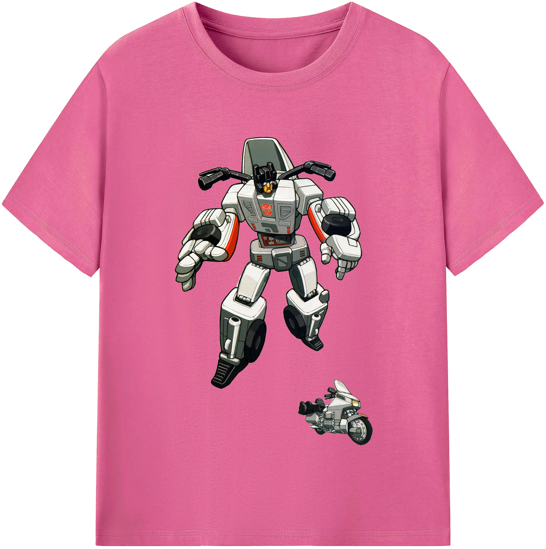（画像用）  レディースカジュアルプリントTシャツ（綿100％）