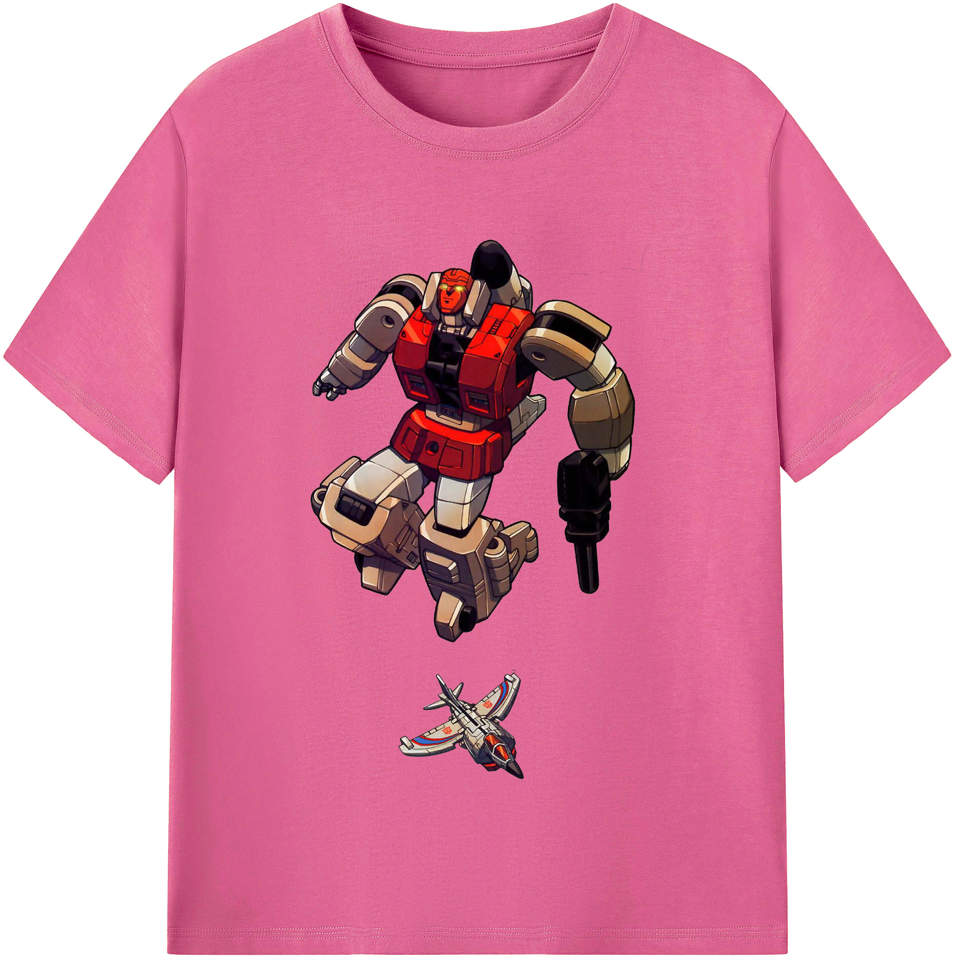 （画像用）  レディースカジュアルプリントTシャツ（綿100％）