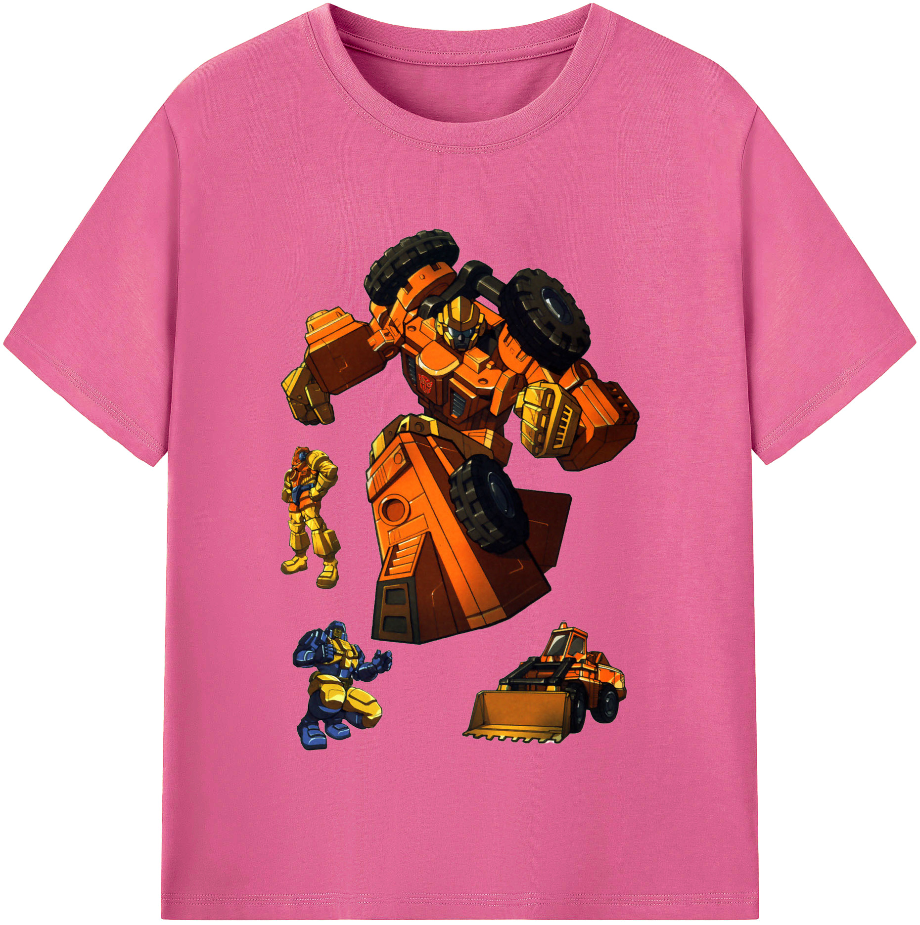 （画像用）  レディースカジュアルプリントTシャツ（綿100％）