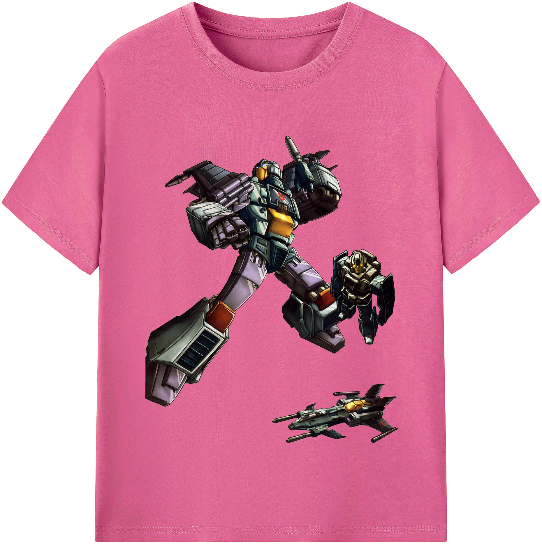 （画像用）  レディースカジュアルプリントTシャツ（綿100％）