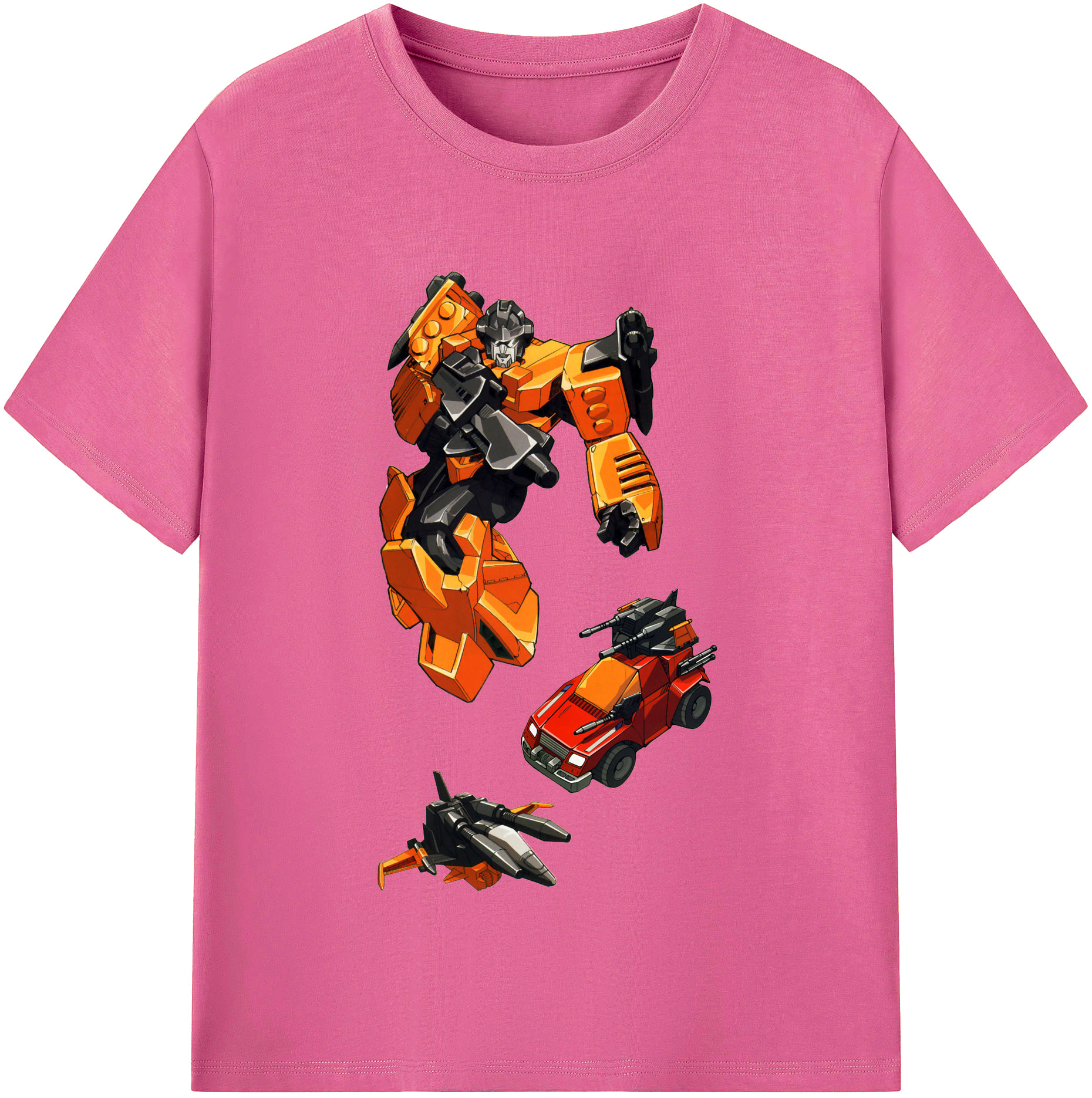 （画像用）  レディースカジュアルプリントTシャツ（綿100％）