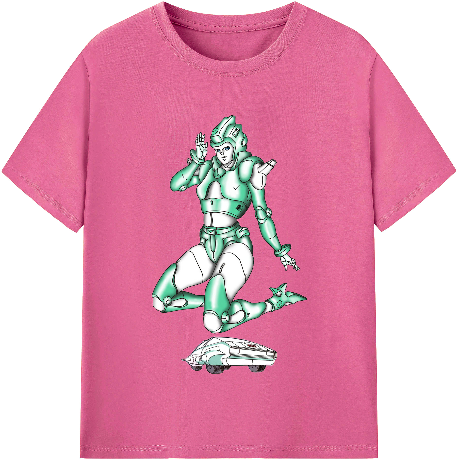 レディースカジュアルプリントTシャツ（綿100％）
