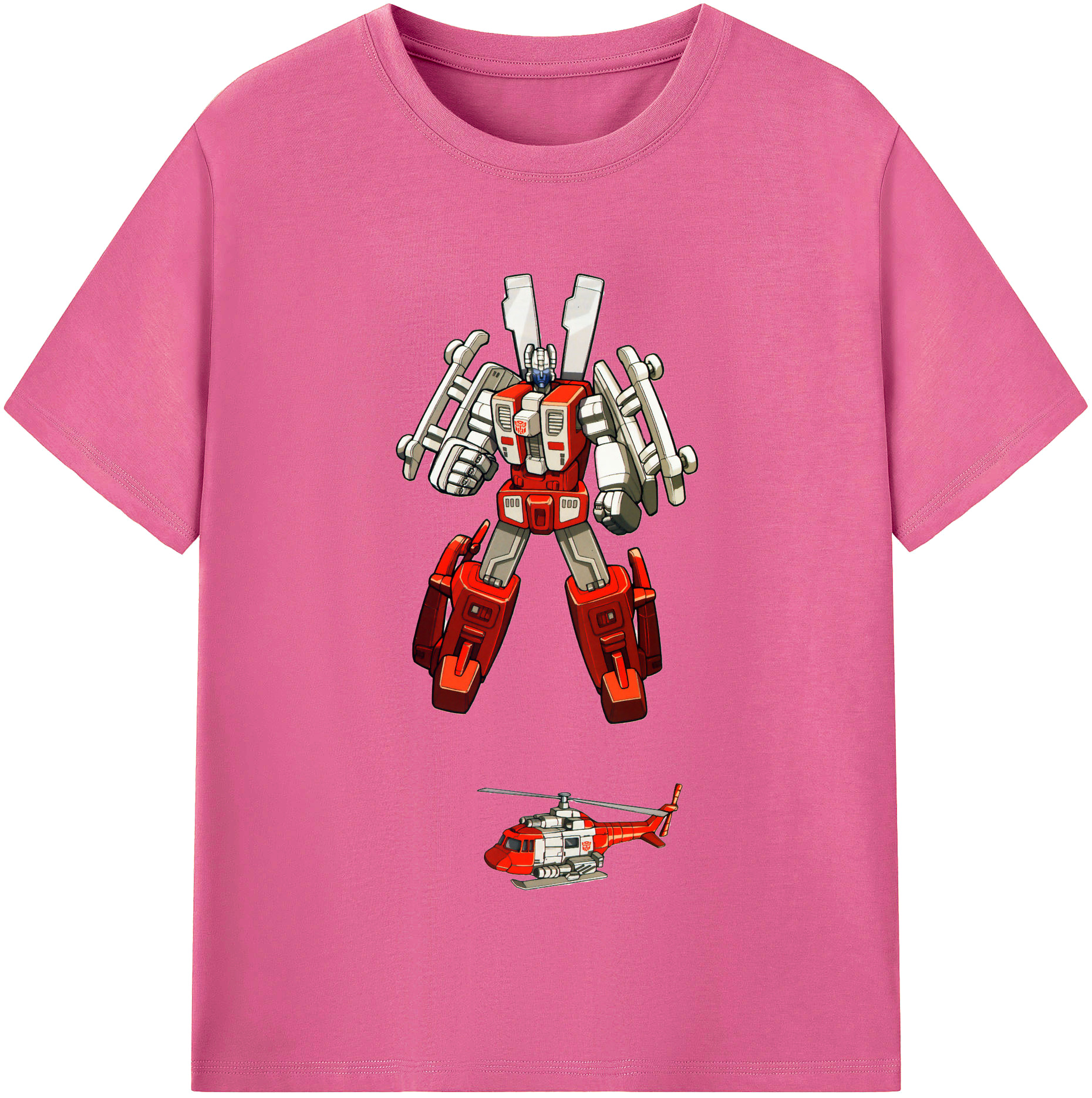 （画像用）  レディースカジュアルプリントTシャツ（綿100％）